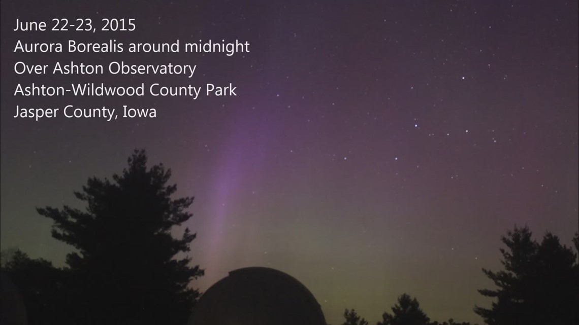 Will the Northern Lights be visible in Iowa?