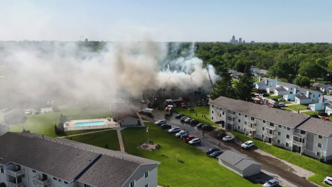 Authorities said the building, which is located at 2101 E. Caulder Avenue, has been fully evacuated.