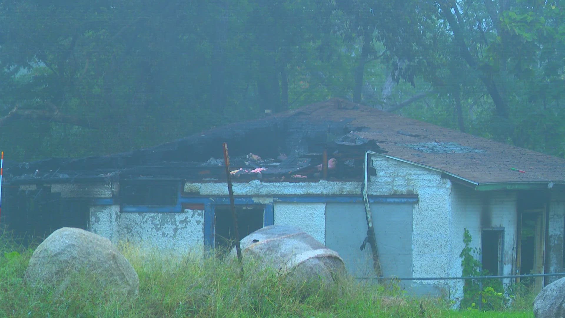 Crews were able to put out the fire from the outside, but they could not enter the home due to the extensive damage, Capt. Chris Clement told Local 5.