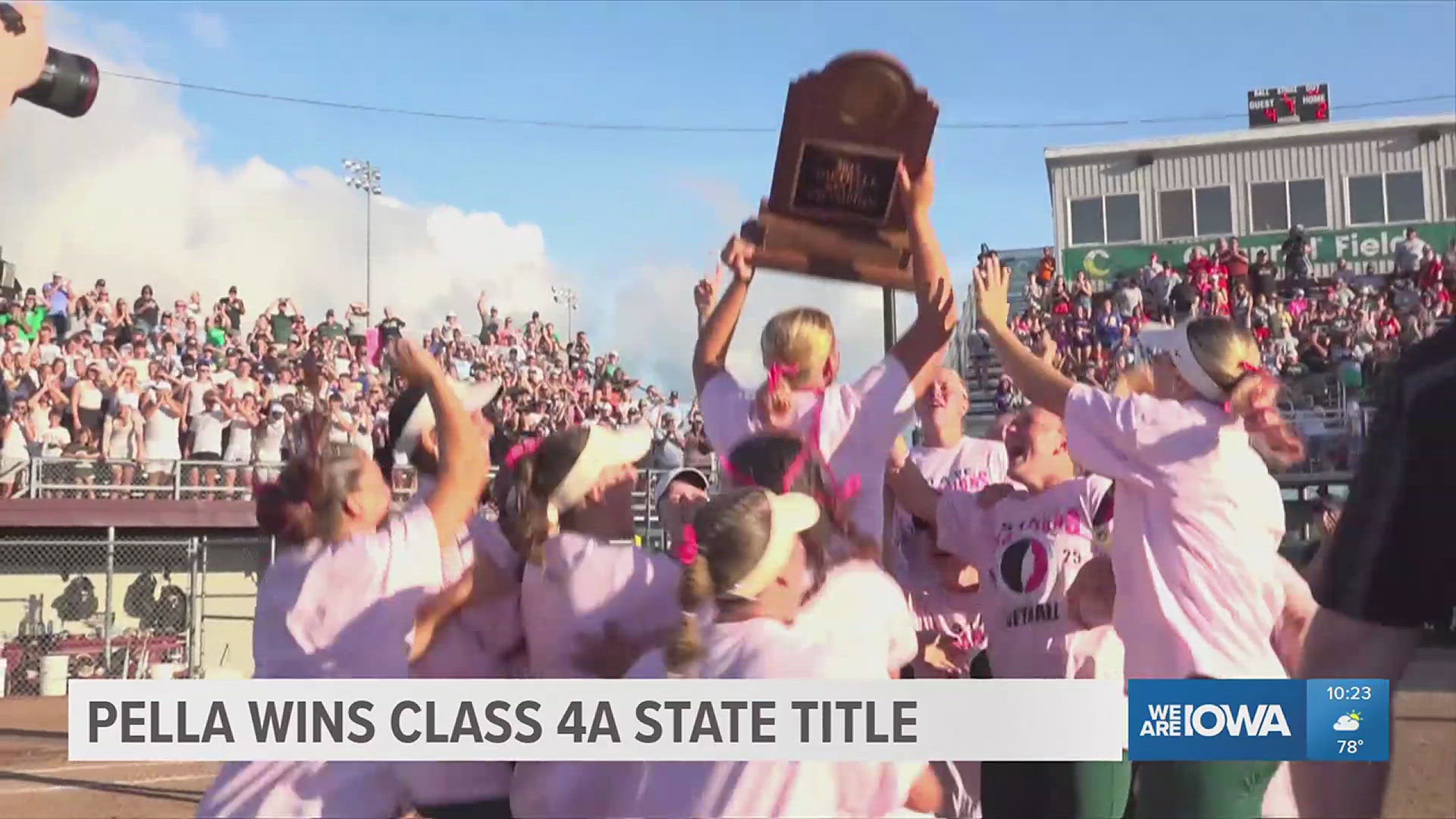 Unlike state baseball, which is being played in Sioux City and Carroll this week, state softball will only be played in Fort Dodge.
