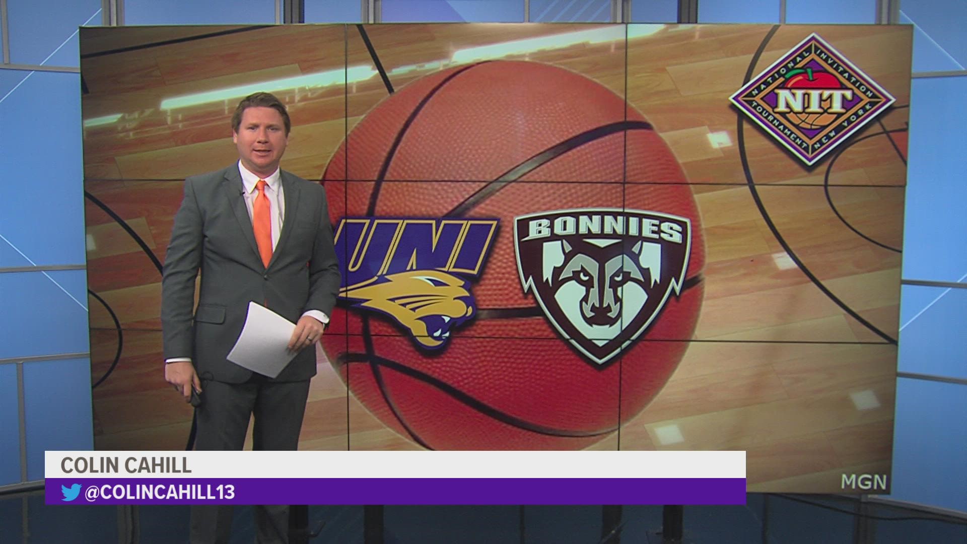 AJ Green scored 35 points with four assists to lead Northern Iowa to a 90-80 win over No. 16 St. Bonaventure.