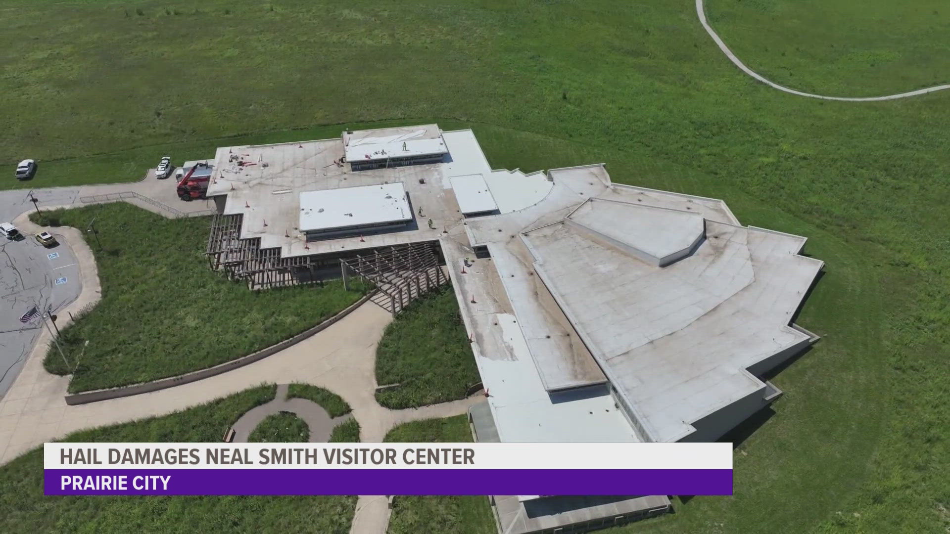 The trails will remain open at the Neal Smith National Wildlife Refuge, but its visitor center will remain closed until contractors fully assess the water damage.