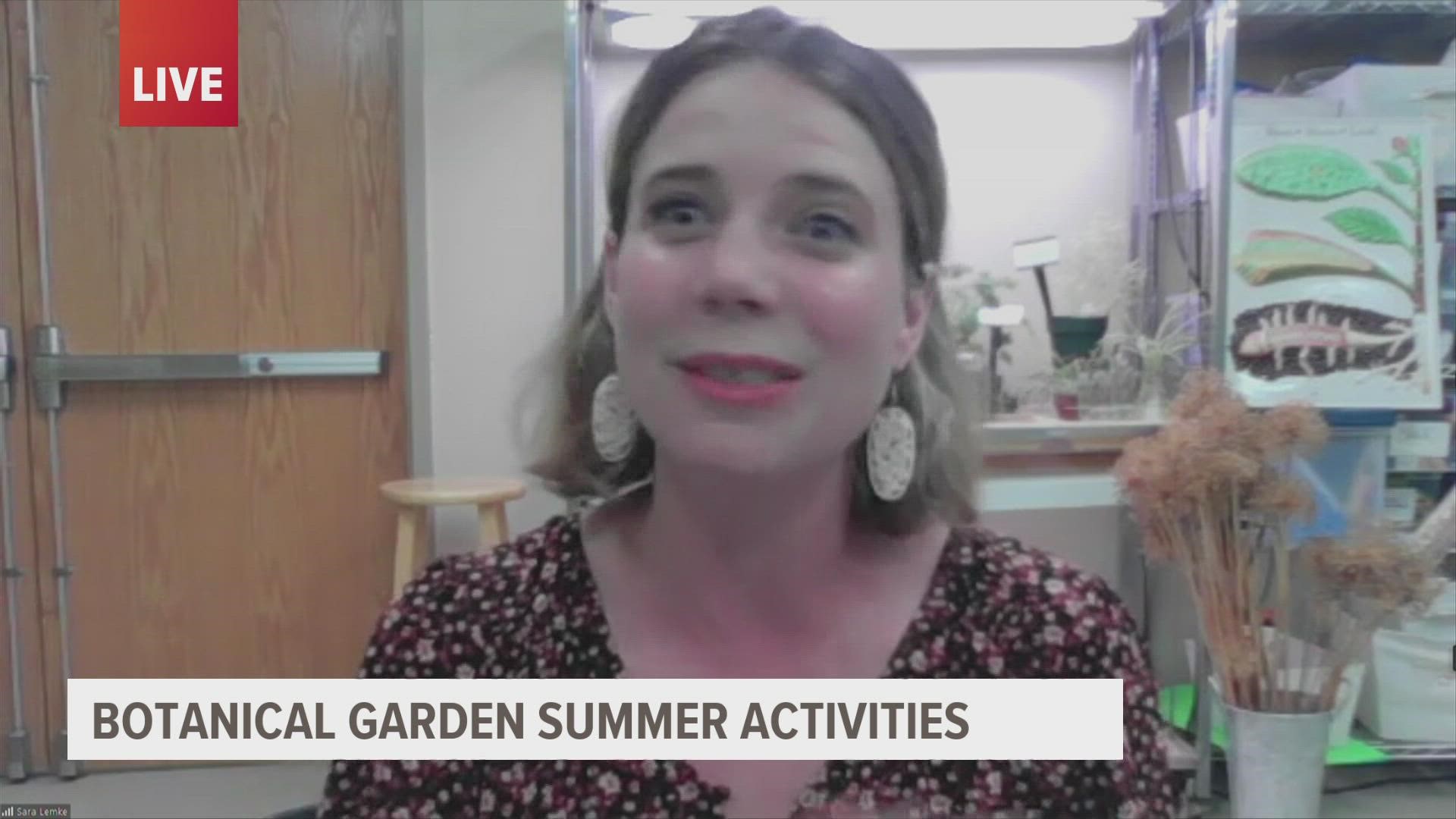 Sara Lemke with the Greater Des Moines Botanical Garden explains an opportunity for people to see their facilities for free this Saturday.