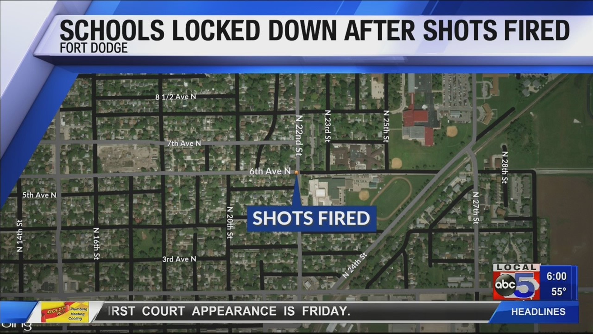 Schools go on lockdown after shots fired in Fort Dodge | weareiowa.com