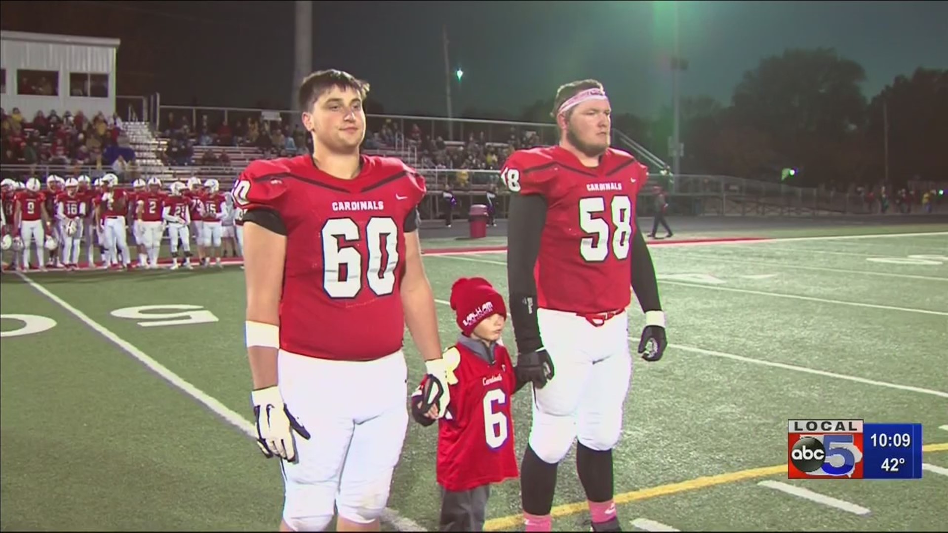 High school football team makes boy’s seemingly impossible dream a