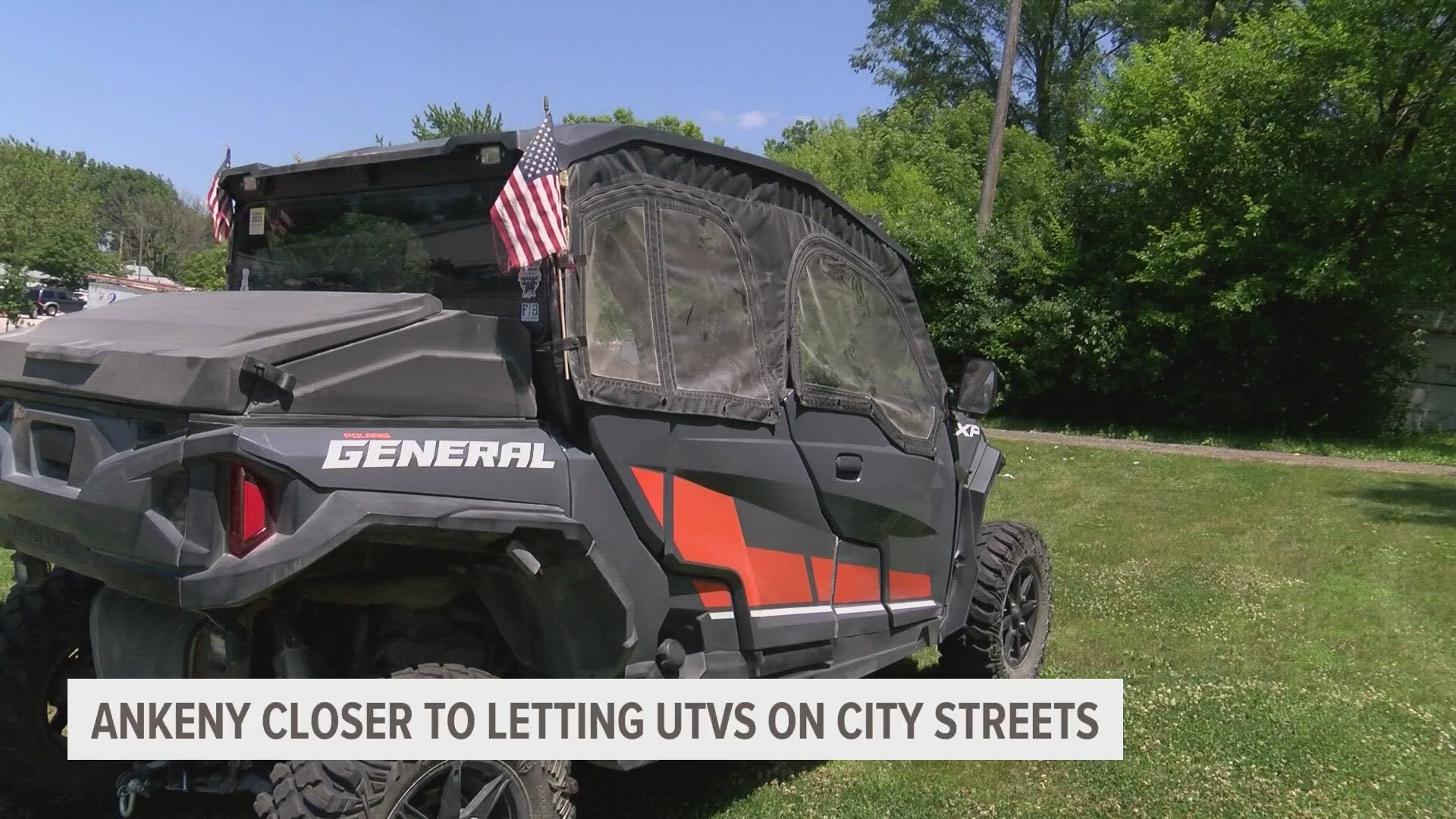 "Some people are unhappy with the UTVs, some people are really excited about the option," said Ankeny City Councilman Jeff Perry.