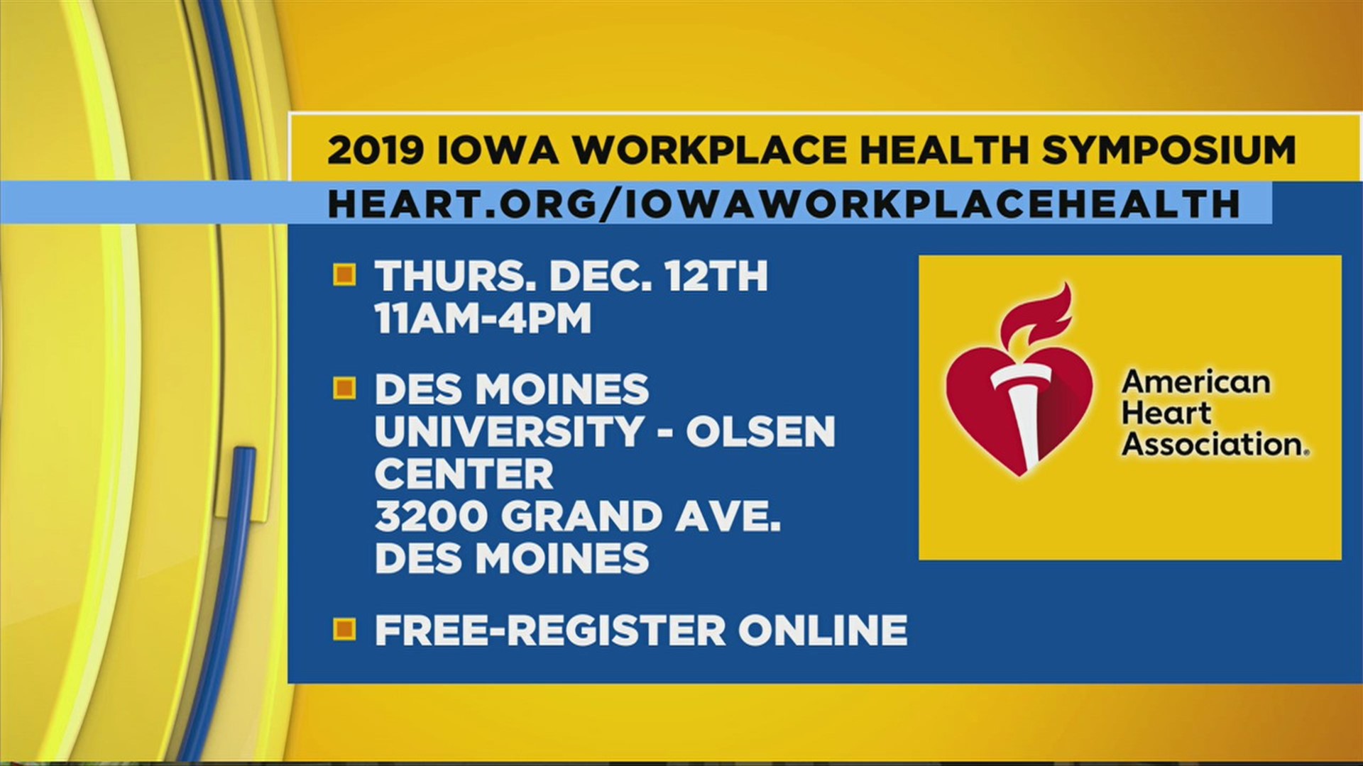 AHA 2019 Iowa Workplace Health Symposium