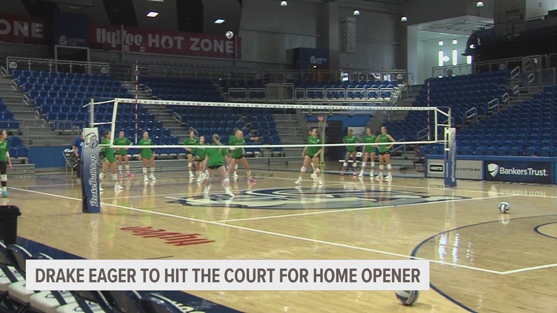 Drake volleyball hosts home opener Friday, Sept. 29