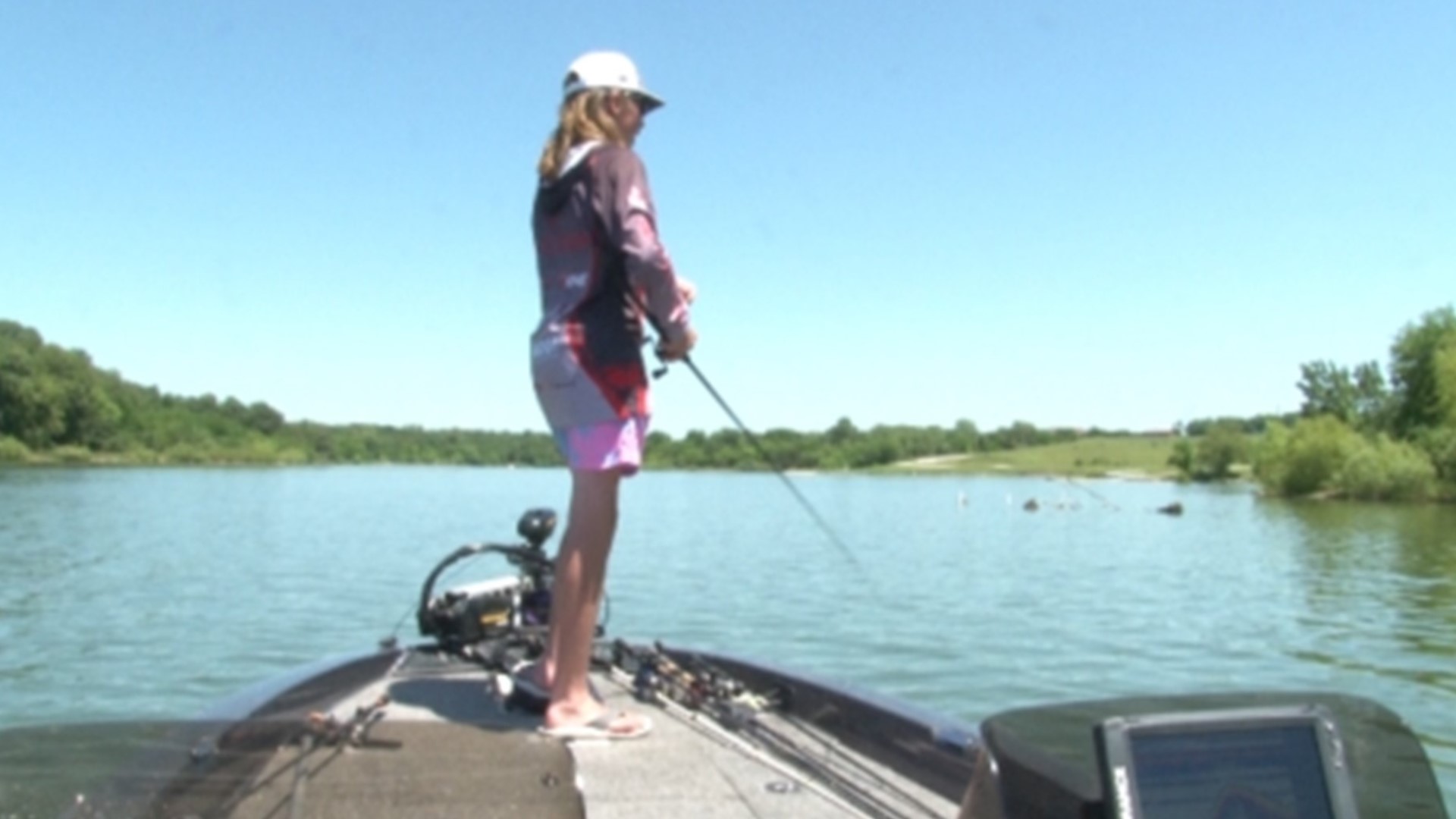 Evan Powell began fishing as a hobby during the beginning of the COVID-19 pandemic.