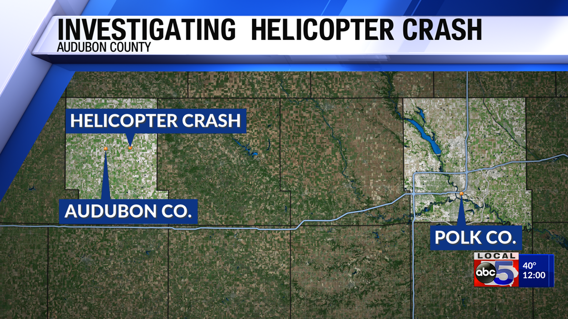 Victims identified in deadly Audubon County helicopter crash