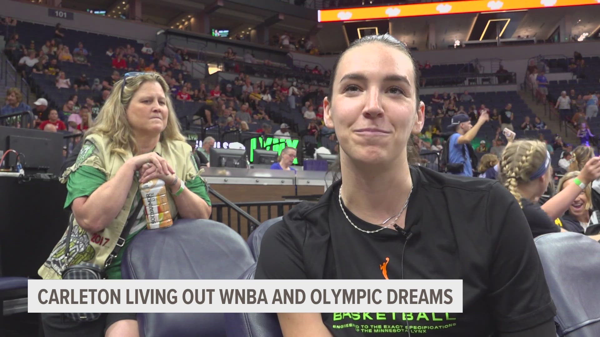 Carleton is currently having a career-year for the Minnesota Lynx and is playing for the Canadian women's national team for the second time in her career.