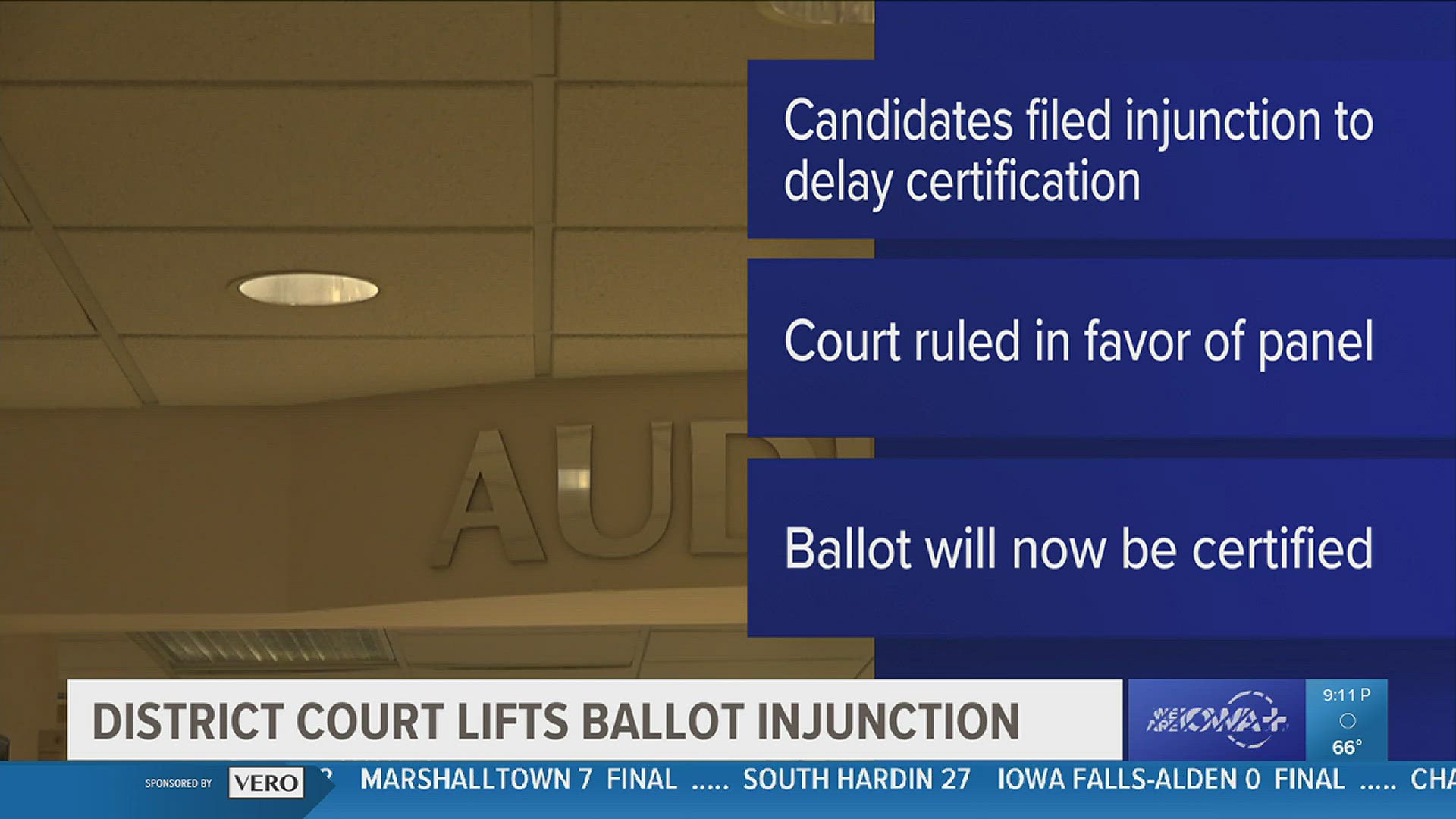 An appeal to the Iowa Supreme Court is still possible, further delaying the certification and printing of ballots.