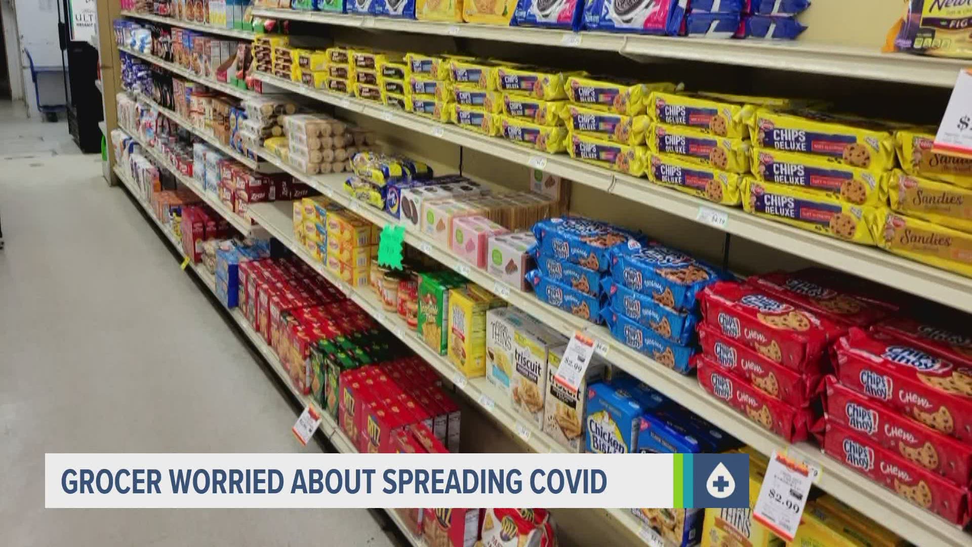 Grocers are not part of Phase 1B of the COVID vaccine, even though the CDC says they should be.