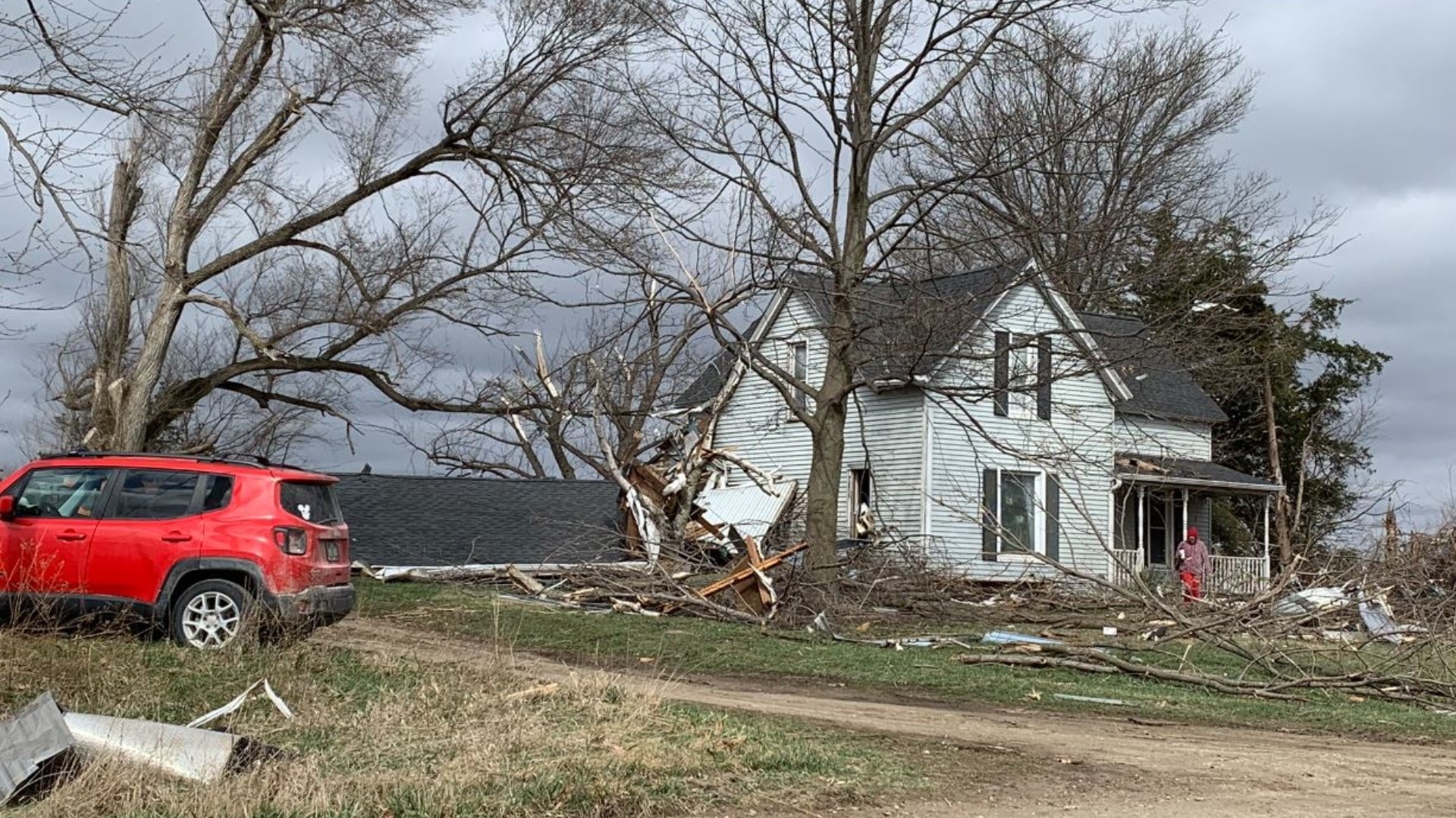 With peak winds of 110 mph, the tornado near Pleasantville nearly met the threshold for an EF-2.