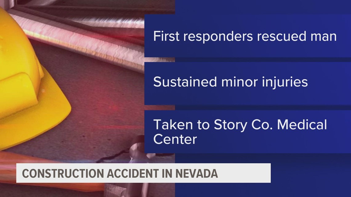 Nevada first responders rescue man who fell in concrete tank
