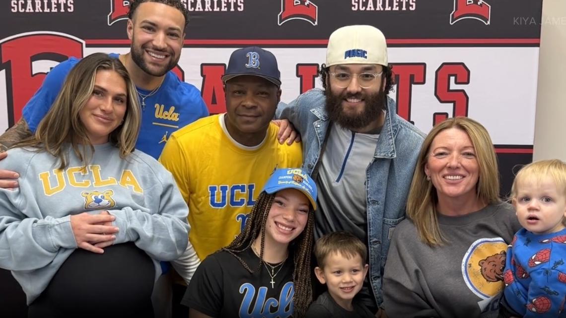Kiya James is headed out west to play softball for the 12-time national champion UCLA Bruins next season.