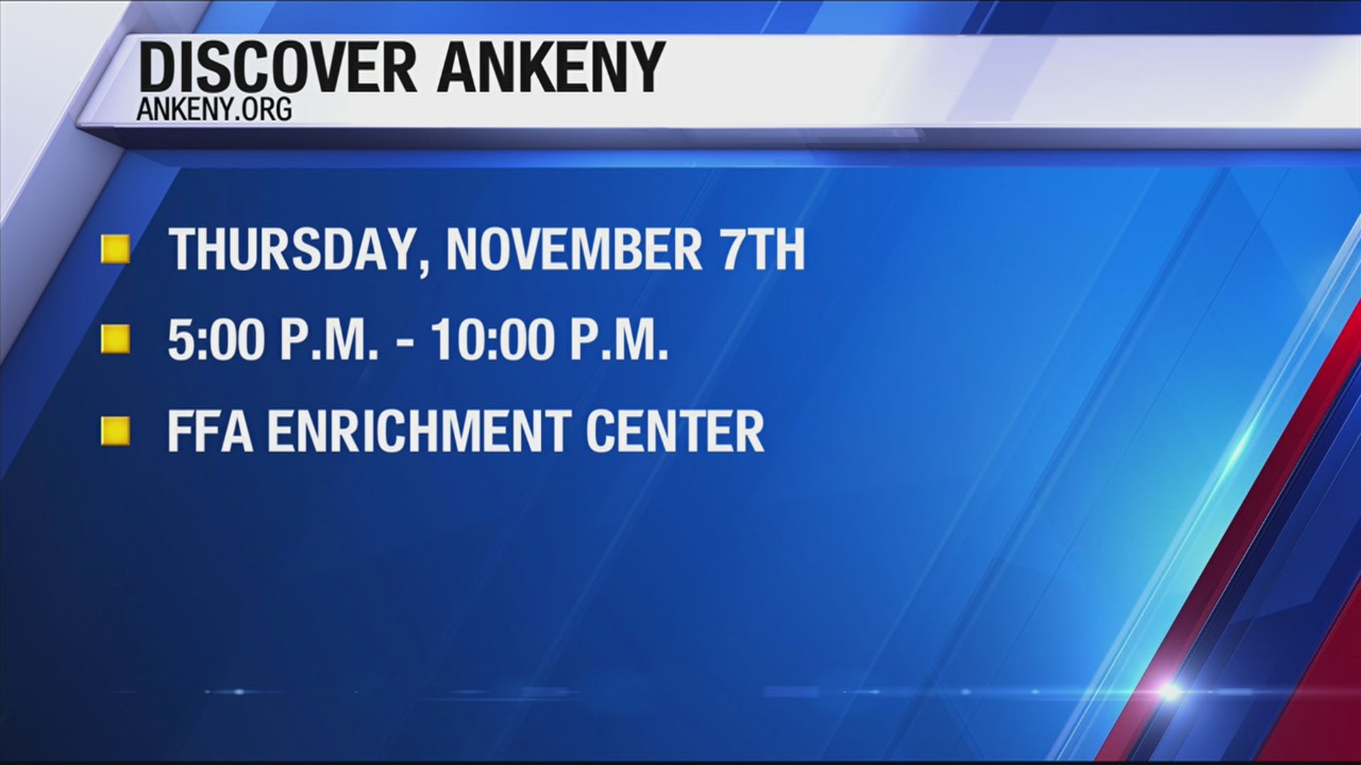 Discover Ankeny this Thursday