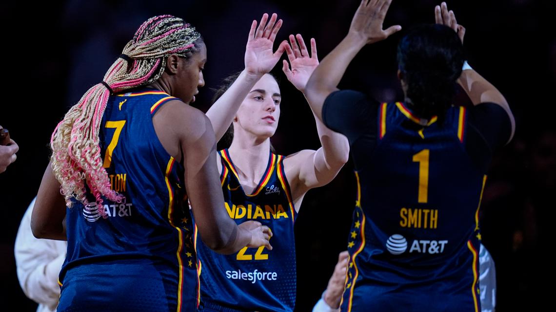 Caitlin Clark gets off to a slow start in Fever home debut against Atlanta,  but fans are into it