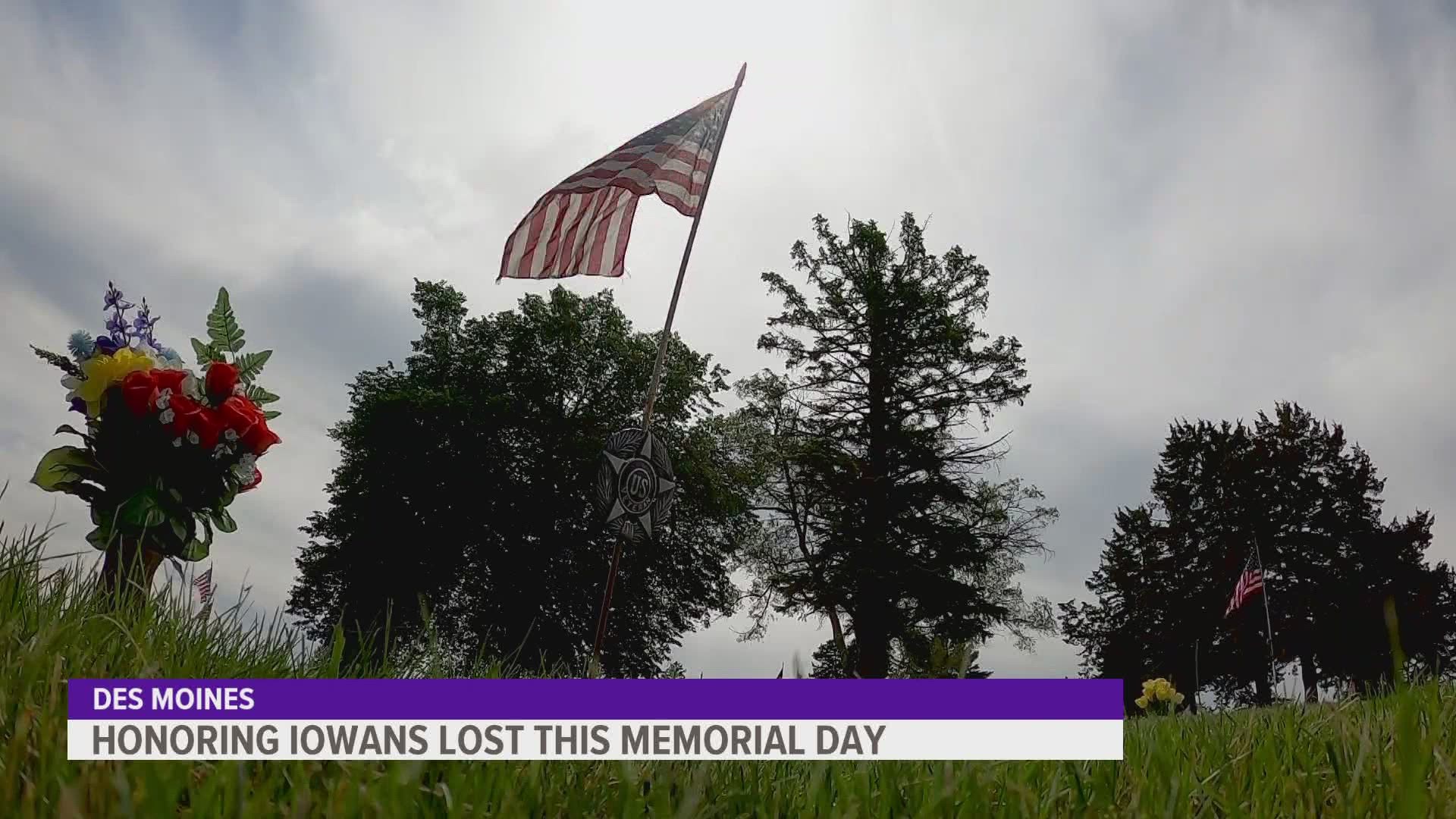 The Beaverdale Veterans of Foreign Wars Post recognized their brothers and sisters in arms who never made it home in a touching tribute at Merle Hay Funeral Home.