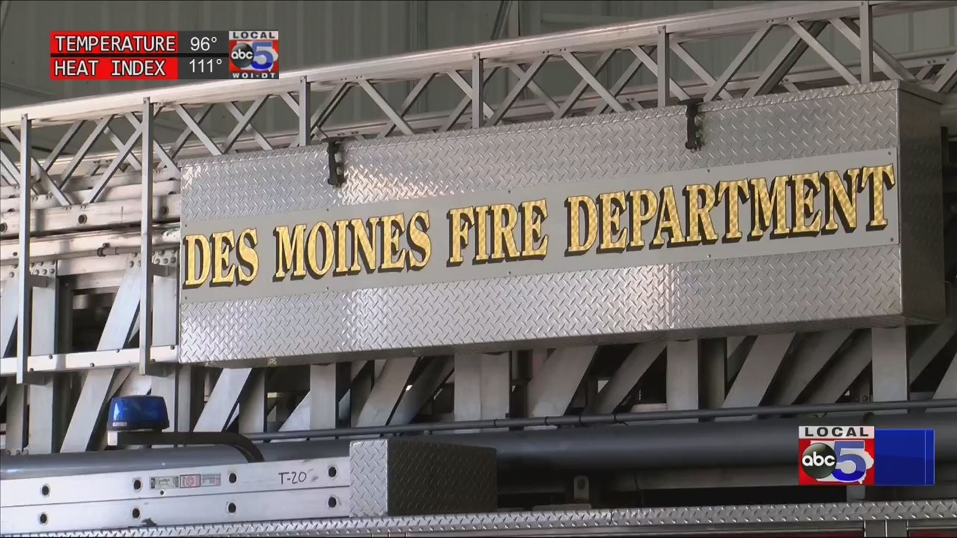 DSM Fire Department sees uptick in heat-related calls