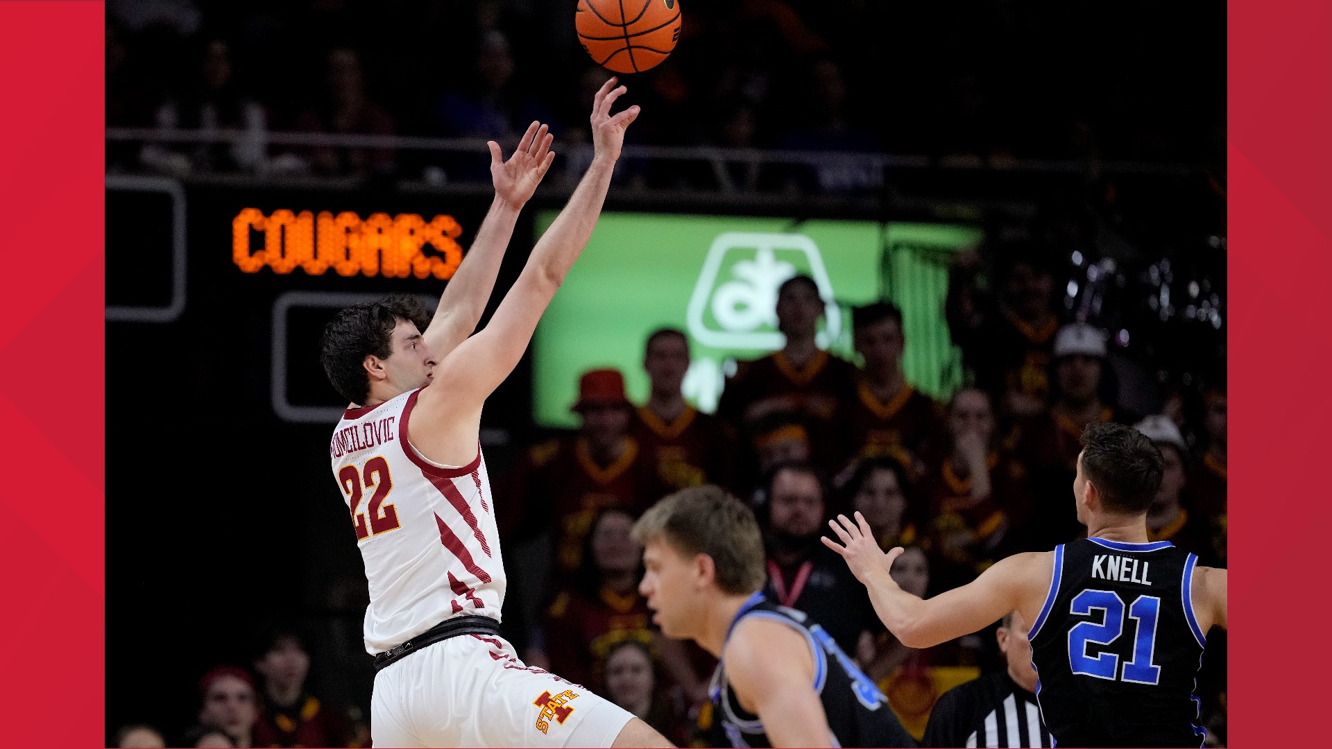 The Cyclones came back for a gritty win on senior night against BYU, finishing their regular season undefeated at home.