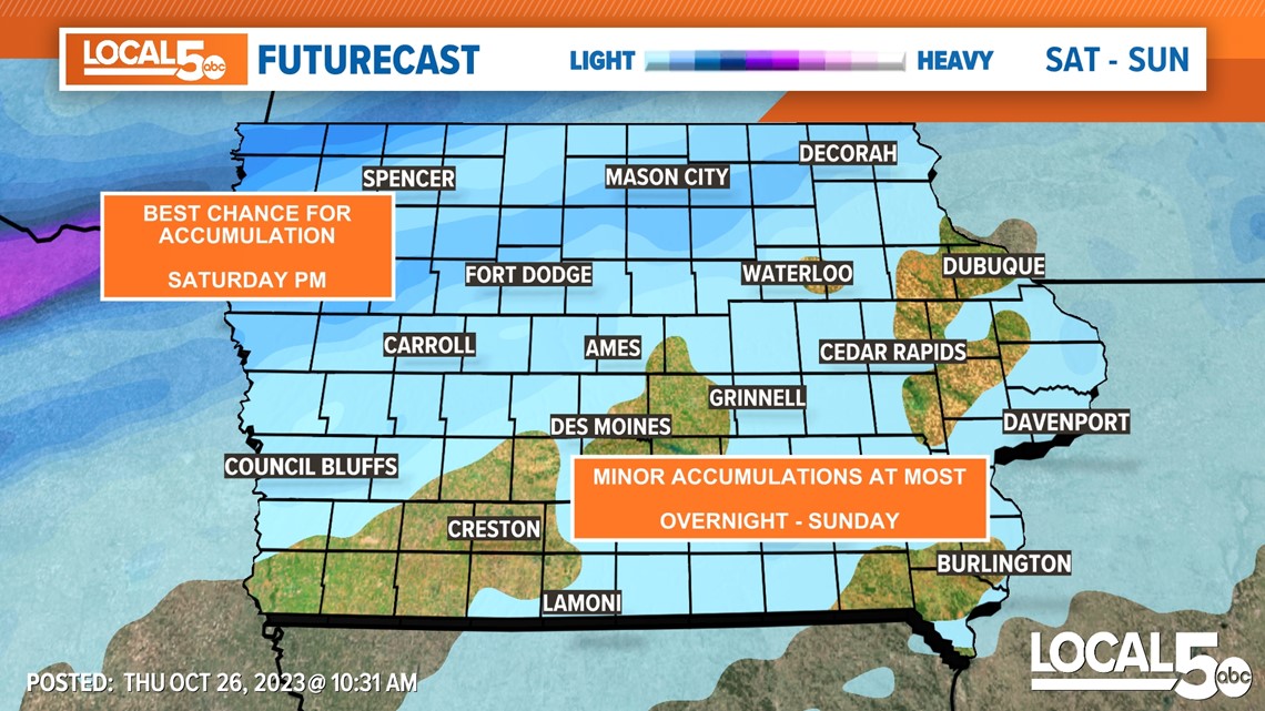 Iowa weather forecast: Will we see any snow this weekend?