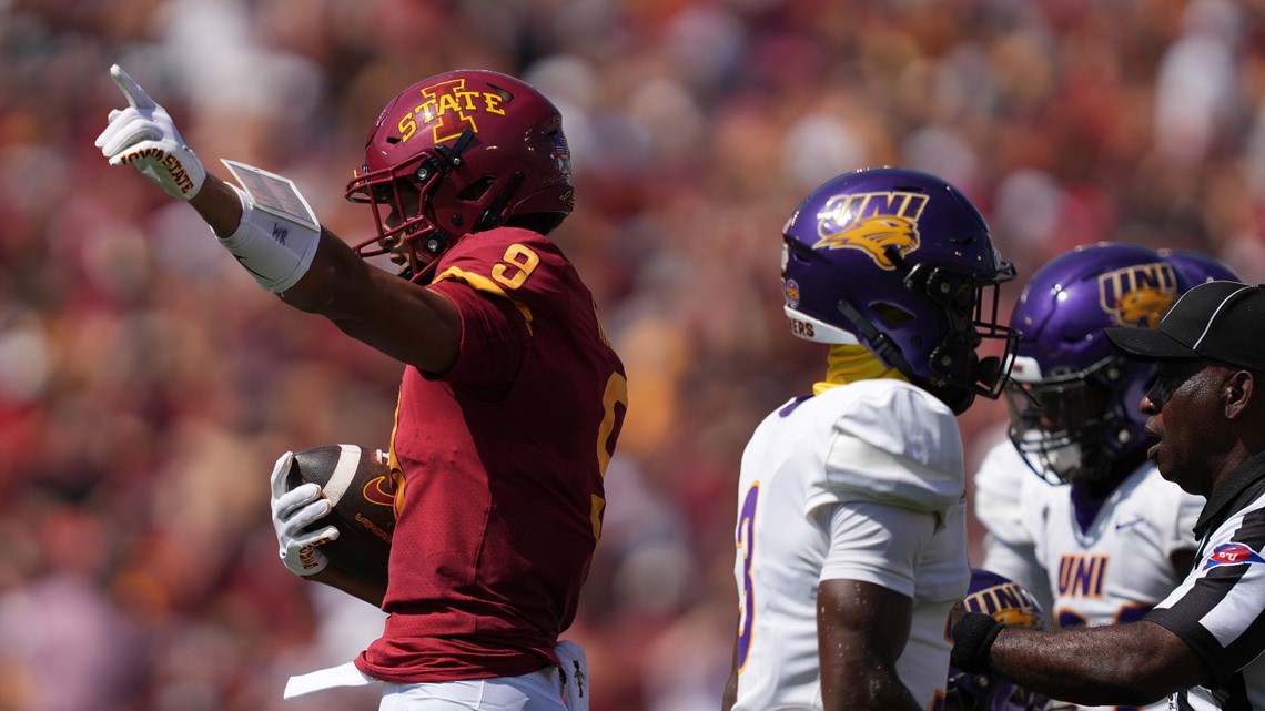 Iowa State Football Game Cyclones Defeat Uni 30 9 1990