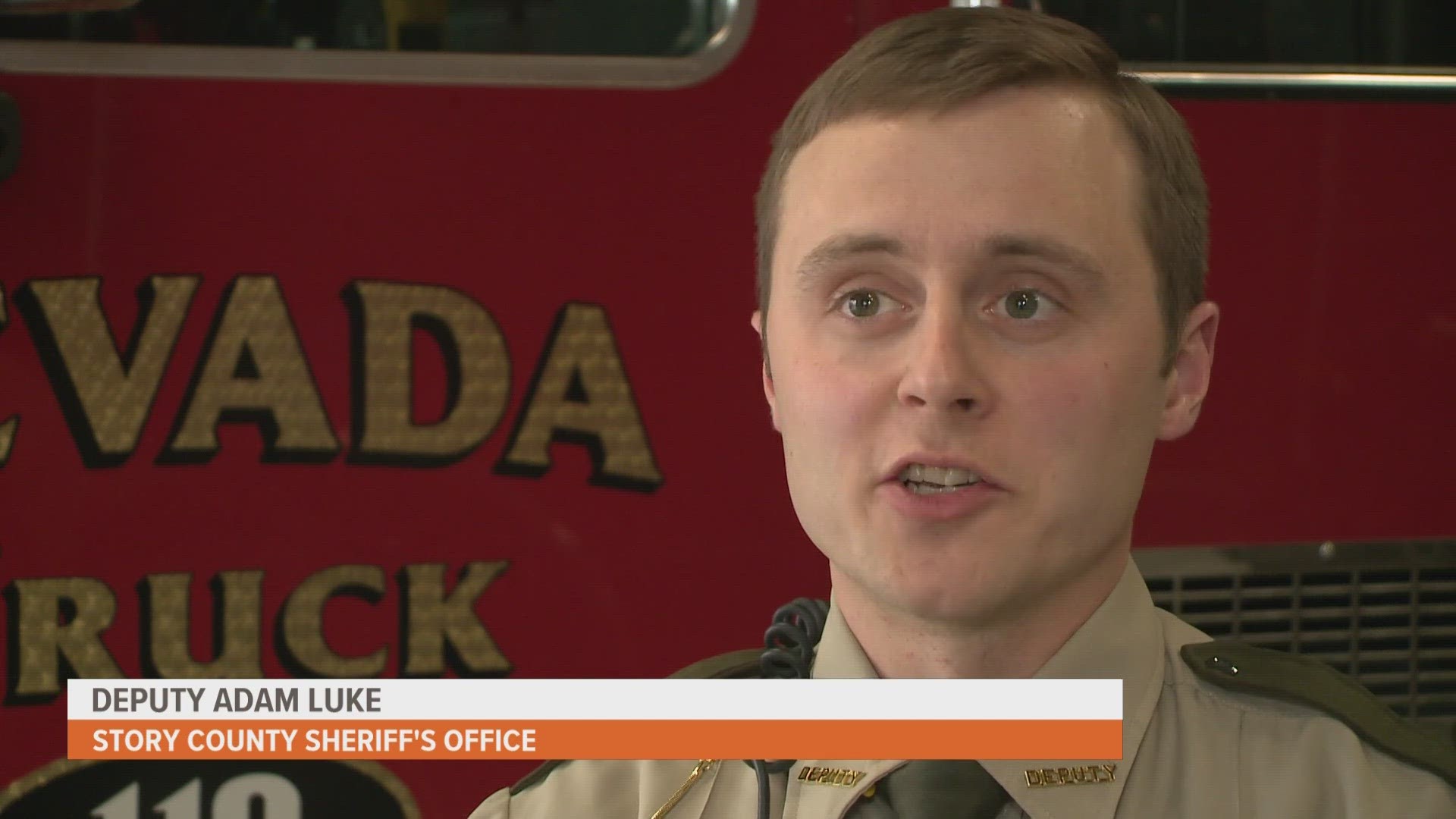 The Story County Sheriff recently awarded Deputy Adam Luke the Sheriff Commendation Award.