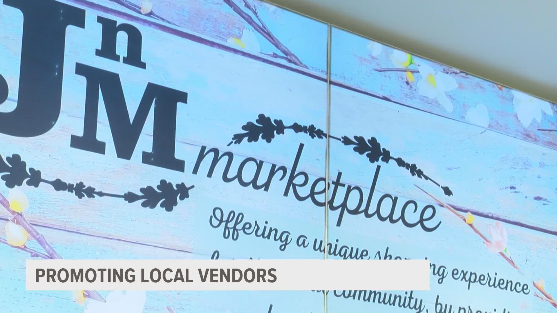 A marketplace featuring goods from all local vendors opens today in Altoona. The owner of the store said it's meant to give vendors a bigger platform to sell.