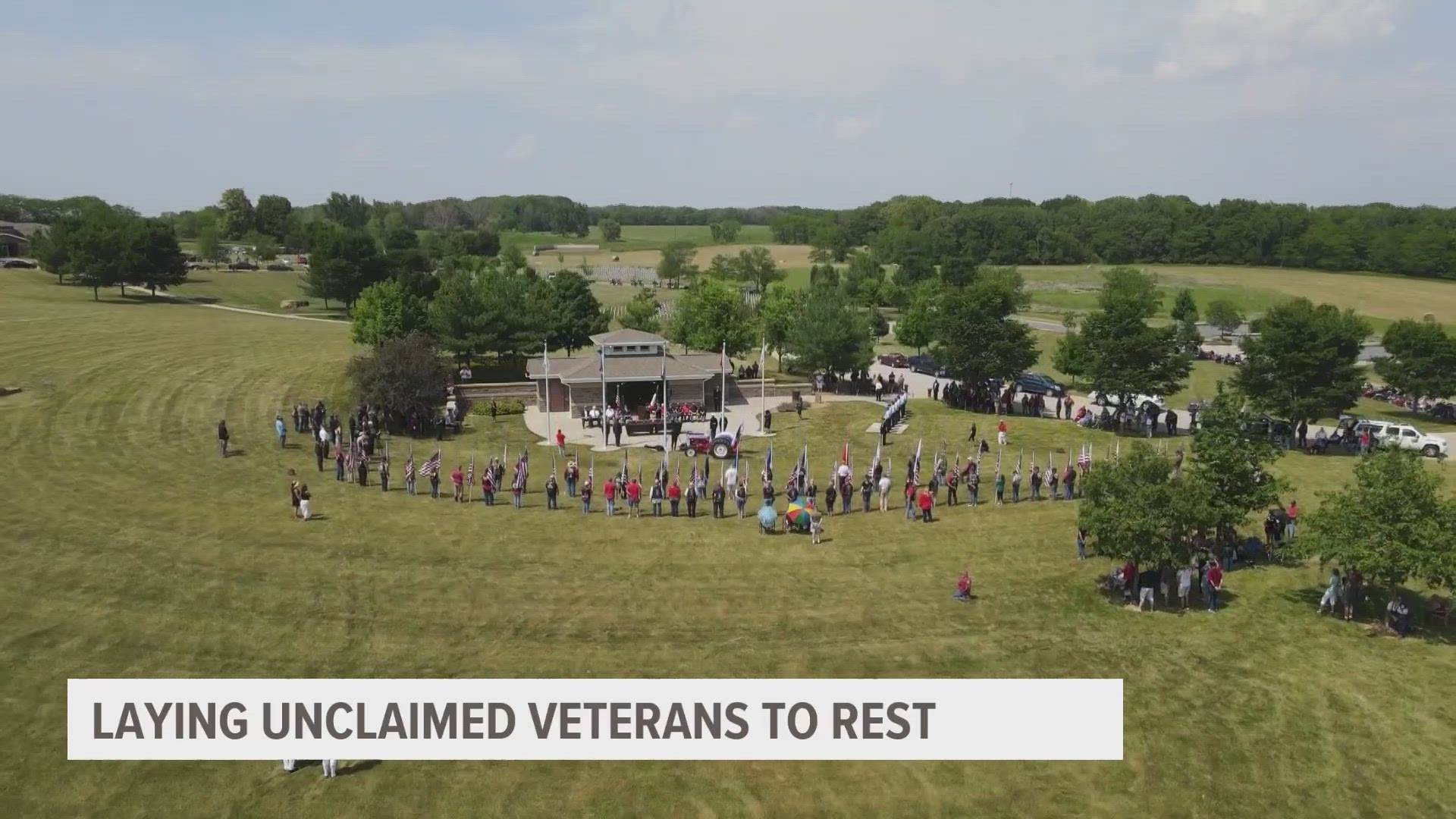 The unclaimed veterans and spouses were honored at Hamilton's Funeral & After Life Services and later laid to rest at Iowa Veteran's Cemetery.
