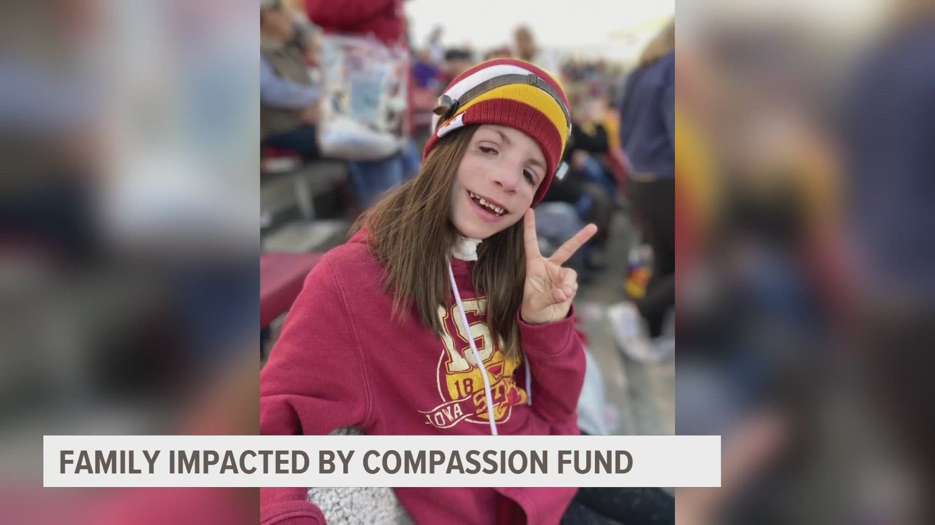 10-year-old Harper Wright has spent much of her life at doctor's offices, and Variety Iowa's Compassion Fund is helping her family continue her care.