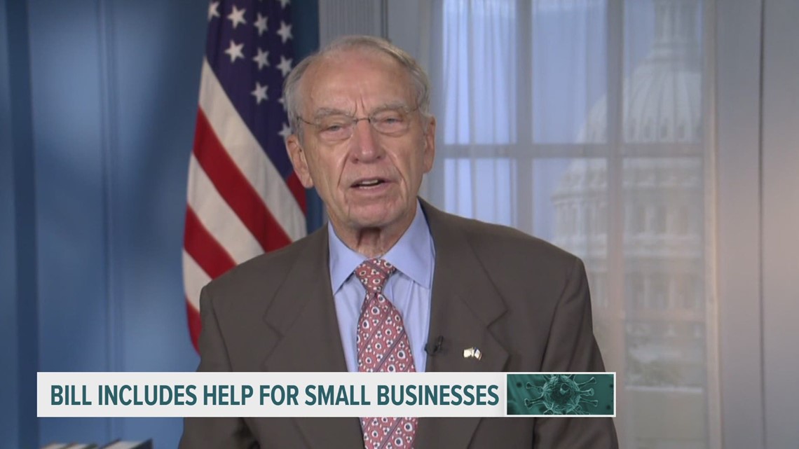 'Just give us 7 Democrat votes': Sen. Grassley hopes to pass stimulus bill