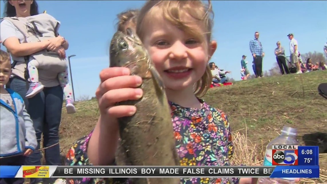 Johnston releases 1,000 trout into Terra Lake