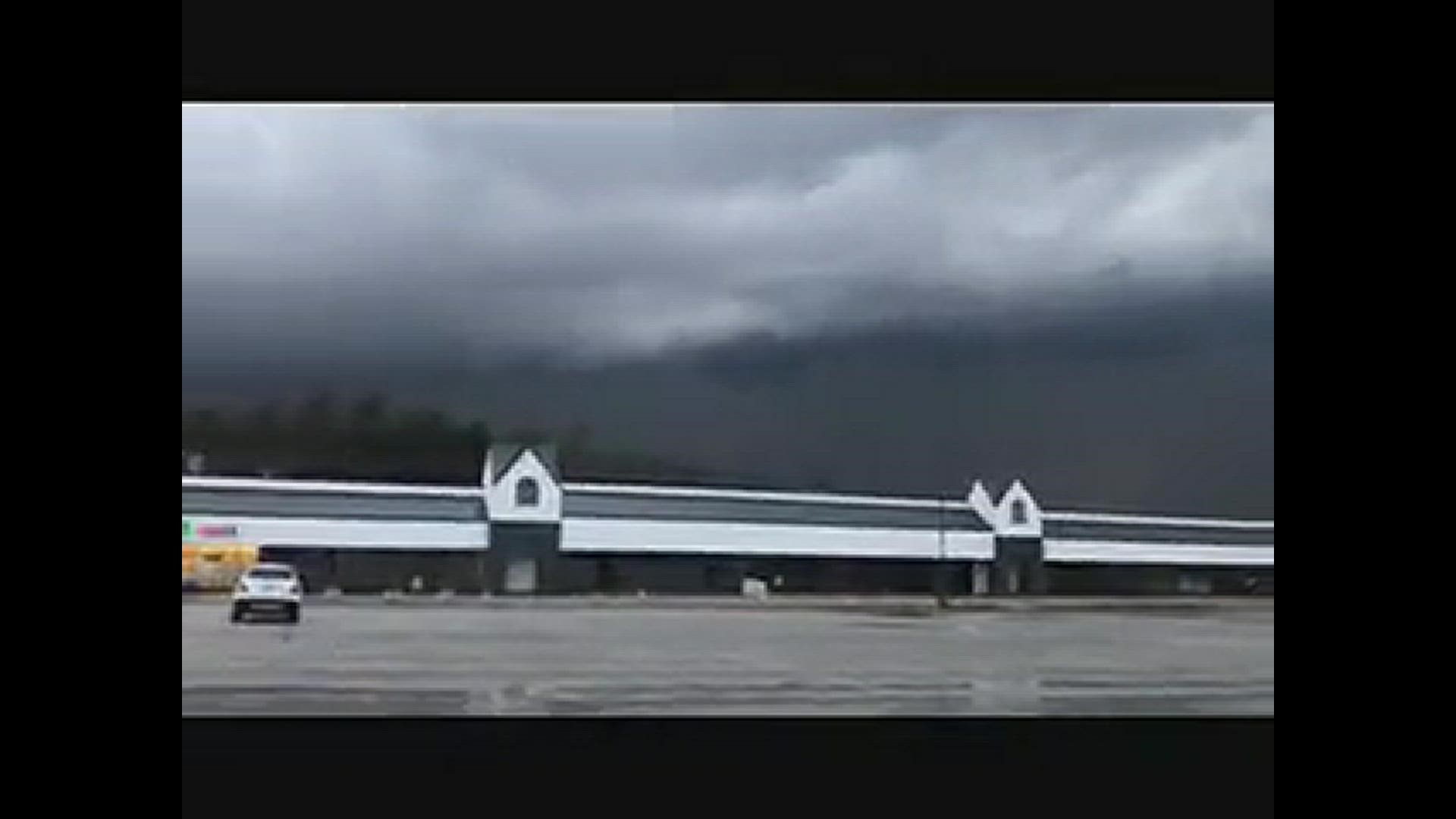 Video captured by Jeremy Wright in the PetSmart parking lot off of SE 14th street shows clouds rolling through the area on March 5, 2022.
Credit: Jeremy Wright