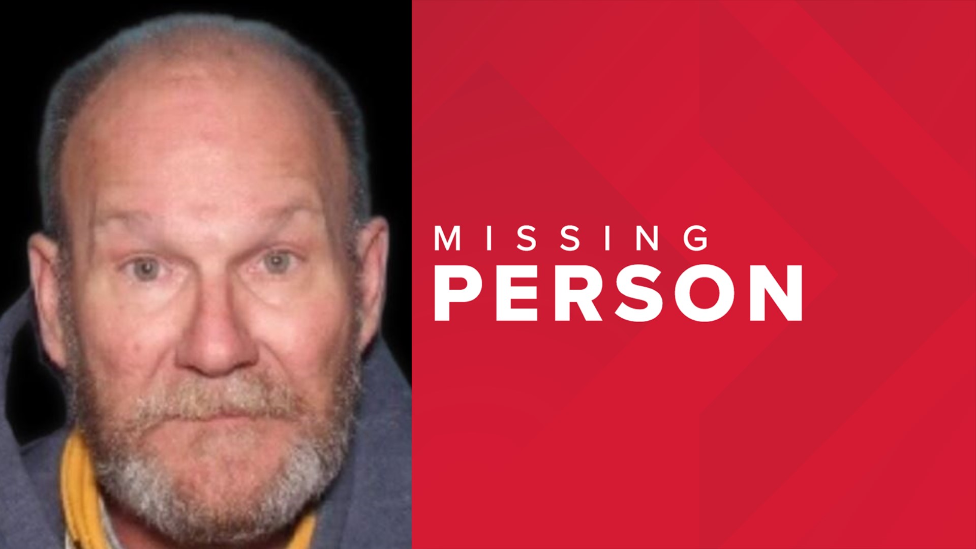 Police say Jeff Blank has memory issues and may struggle finding his way home.