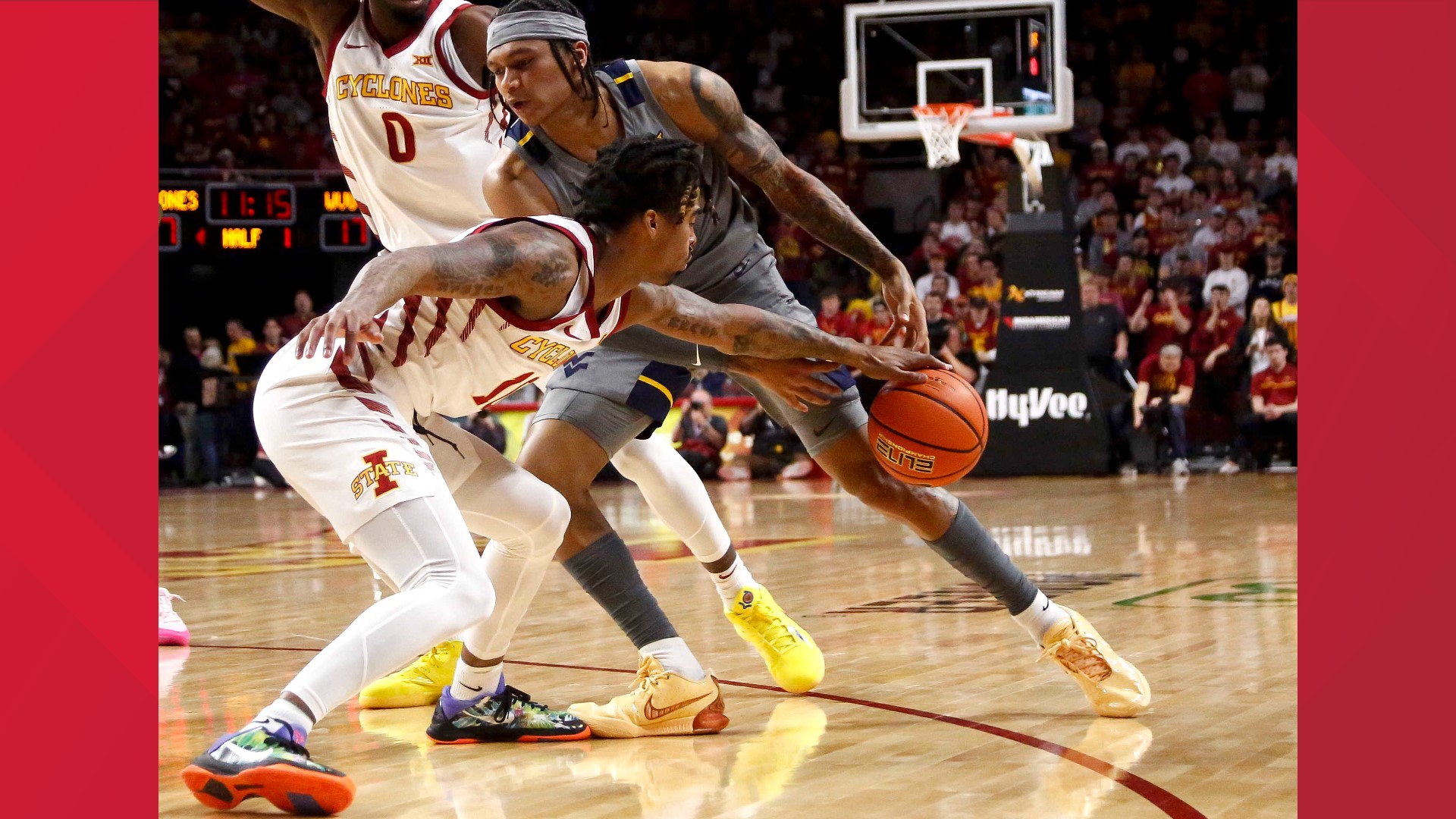 Tamin Lipsey led No. 6 Iowa State to a 71-64 win over West Virginia on Saturday.