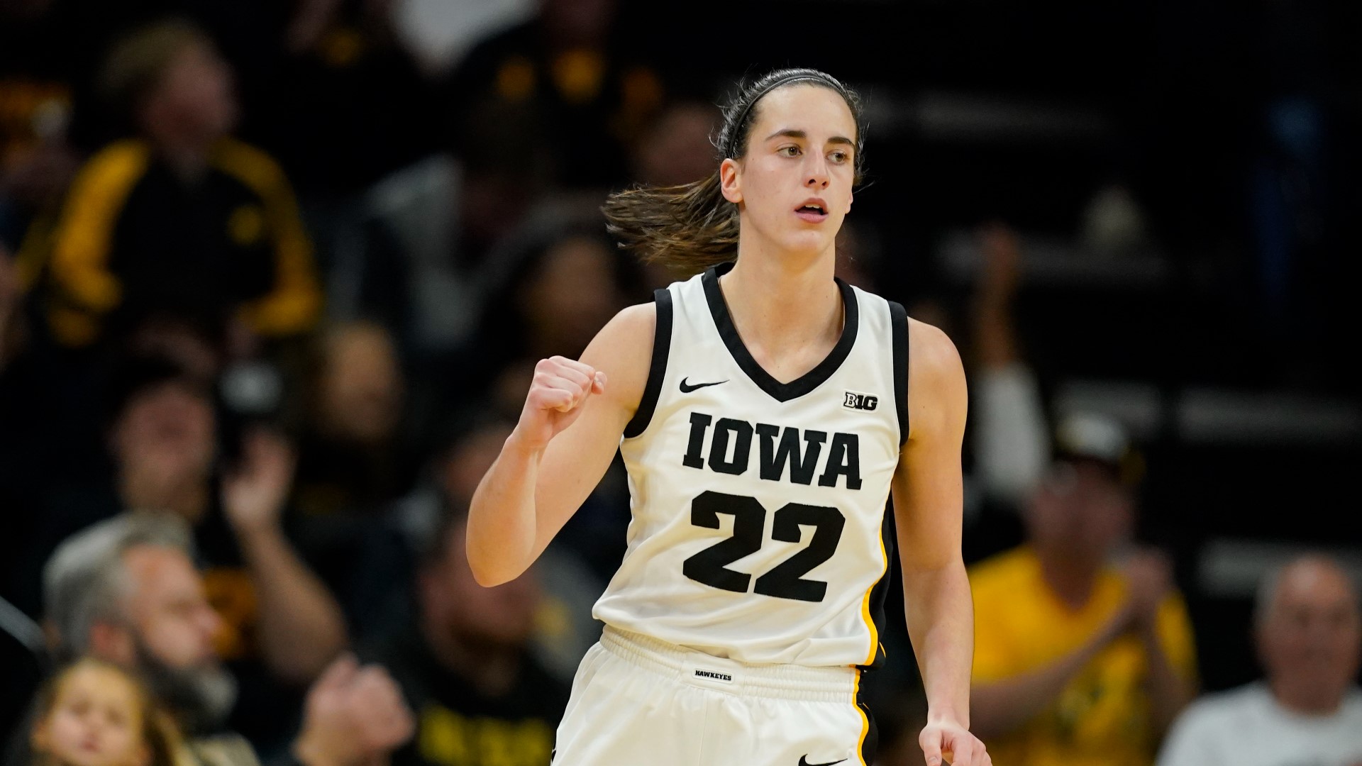 The Hawkeyes (4-1), coming off a 65-58 loss to Kansas State on Thursday night, scored a program-record 64 points in the first half,
