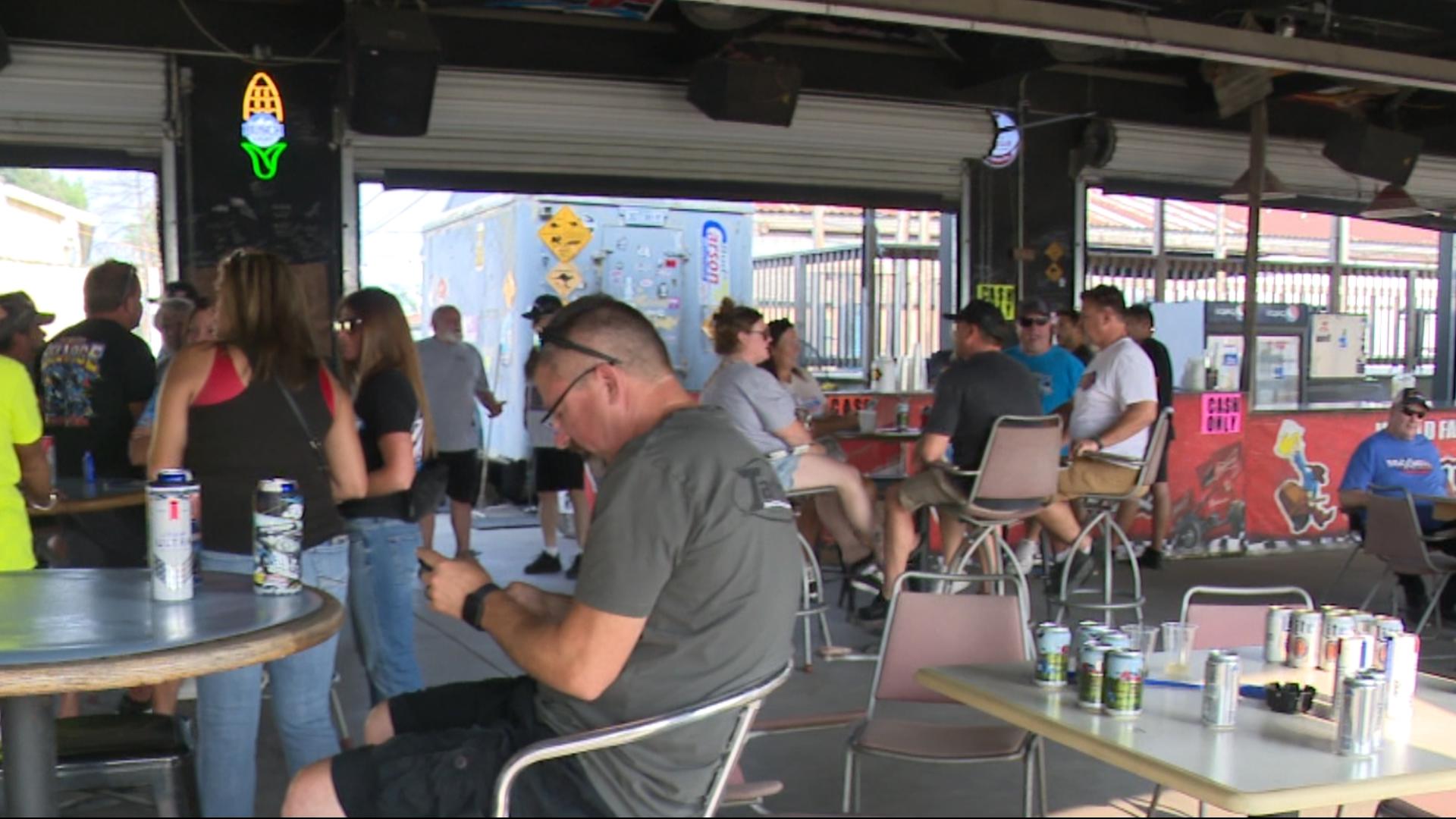 Business owners say the racing crowds bring in more than triple the town's population.
