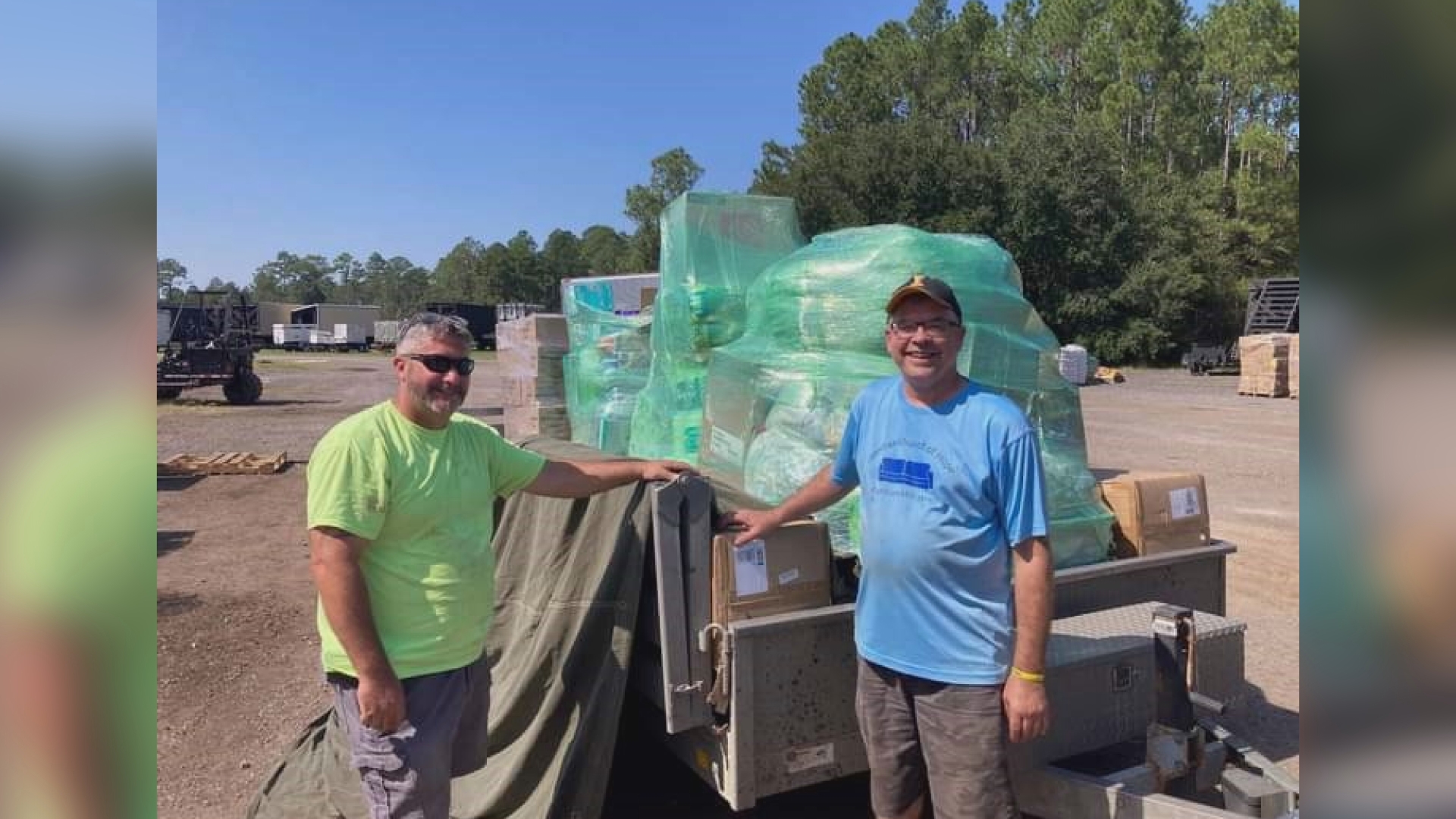 Kevin Zehr took off toward Florida with a truck and trailer full of supplies like food, drinks, diapers and mattresses for those impacted by Helene and Milton.