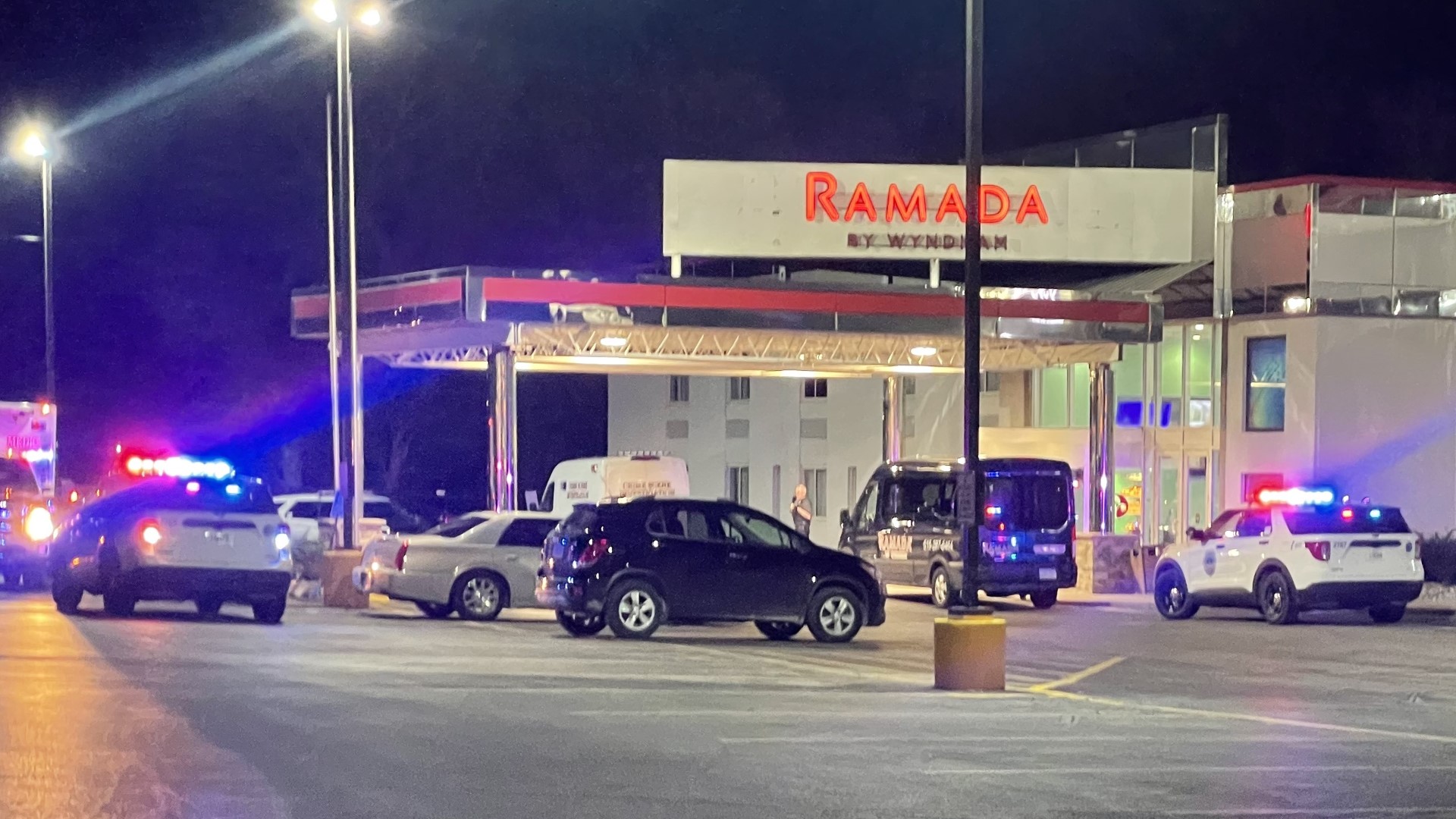 Police responded to a report of a shooting in the Ramada by Wyndham near the Des Moines International Airport at approximately 4:30 a.m. Wednesday.