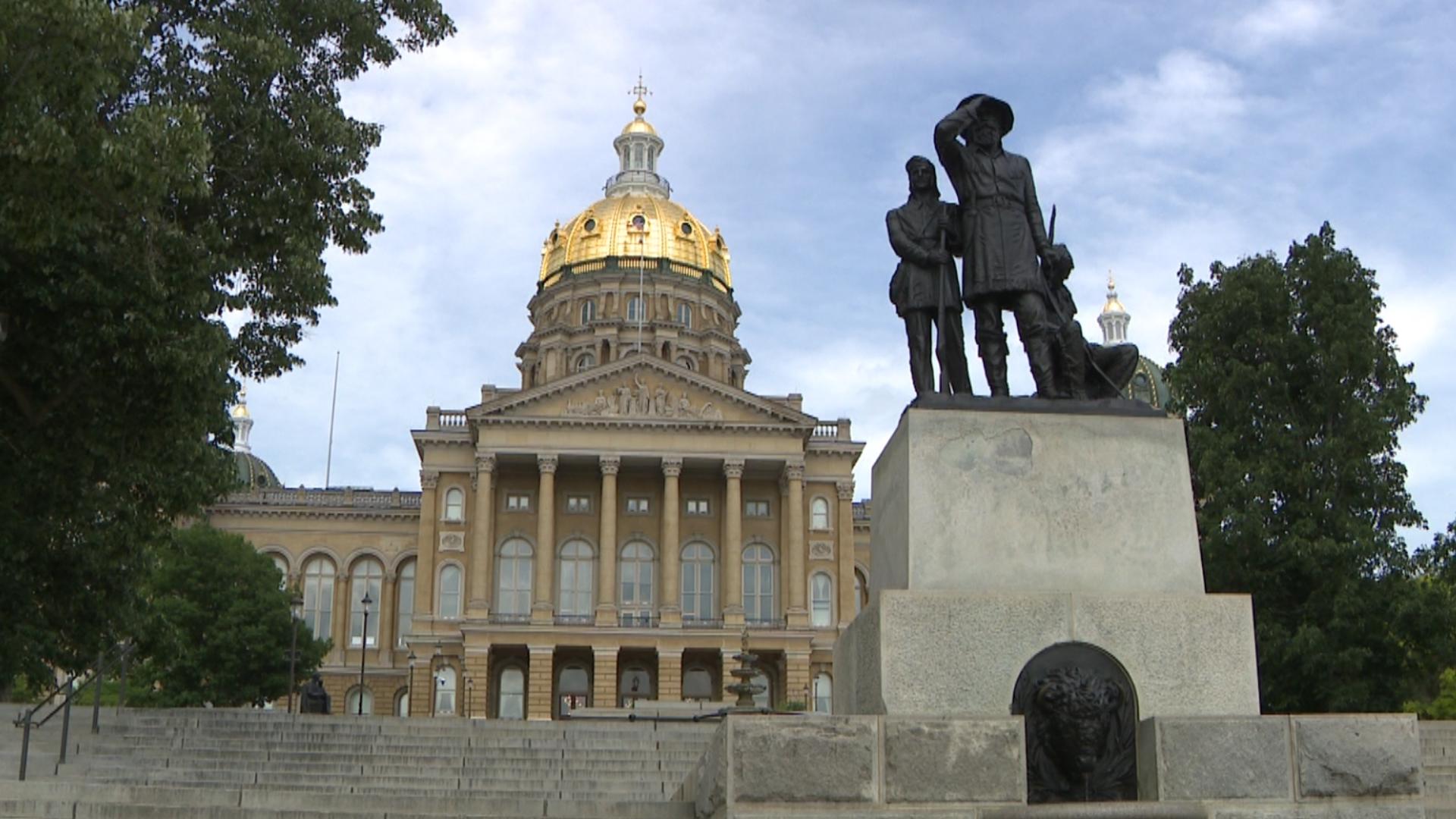 84-year-old Jane Wood has been giving tours at the Iowa State Capitol for 24 years.