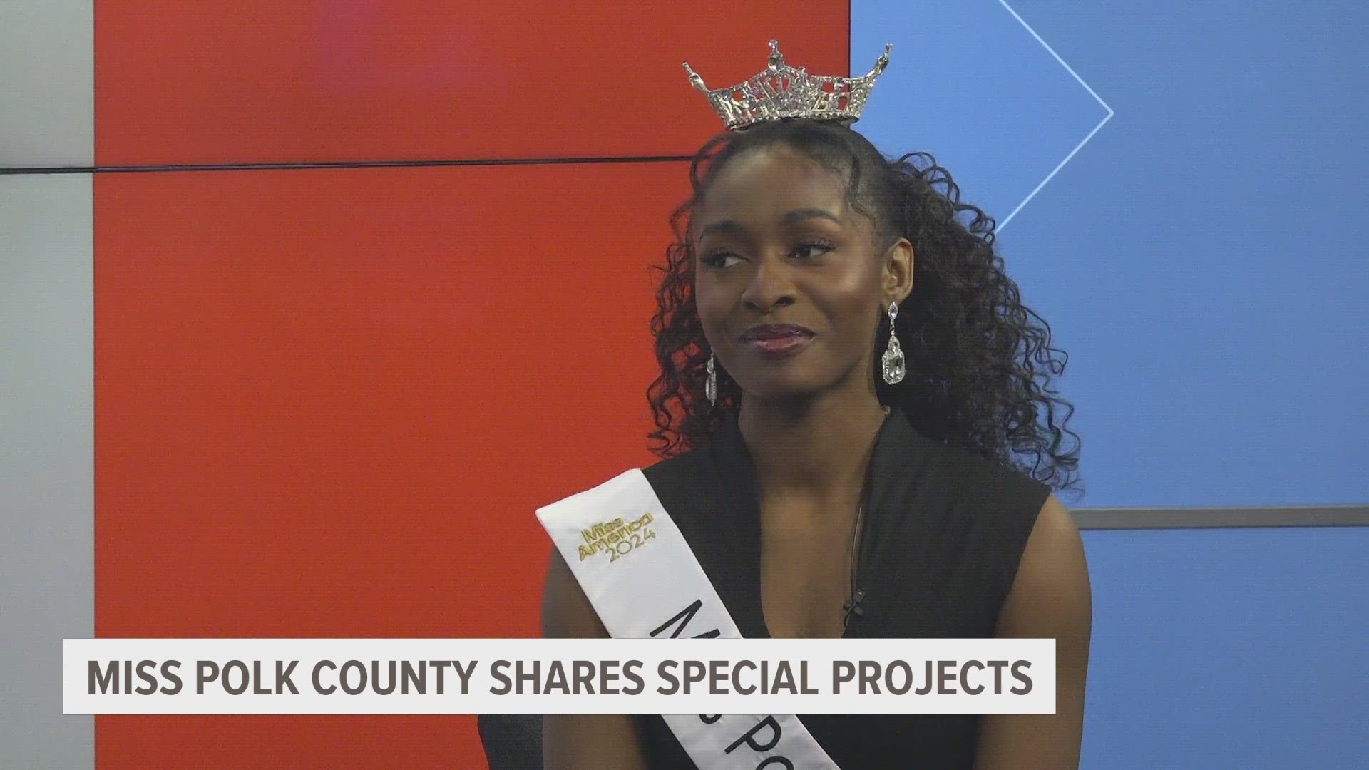 Aside from being a fierce track and field athlete, Miss Polk County is a passionate advocate for the community.