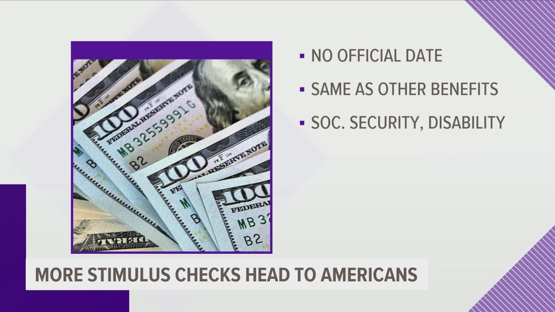 will there be another stimulus check for social security