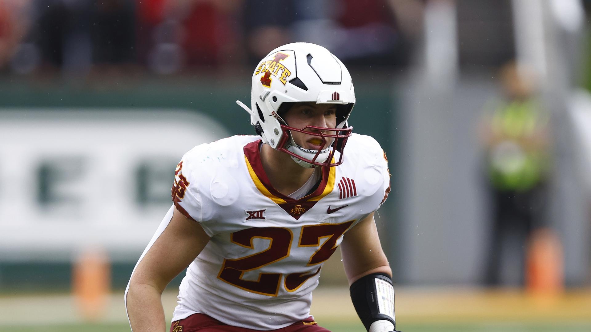 After a back injury in the spring, the junior linebacker made his return to the gridiron against Cincinnati.