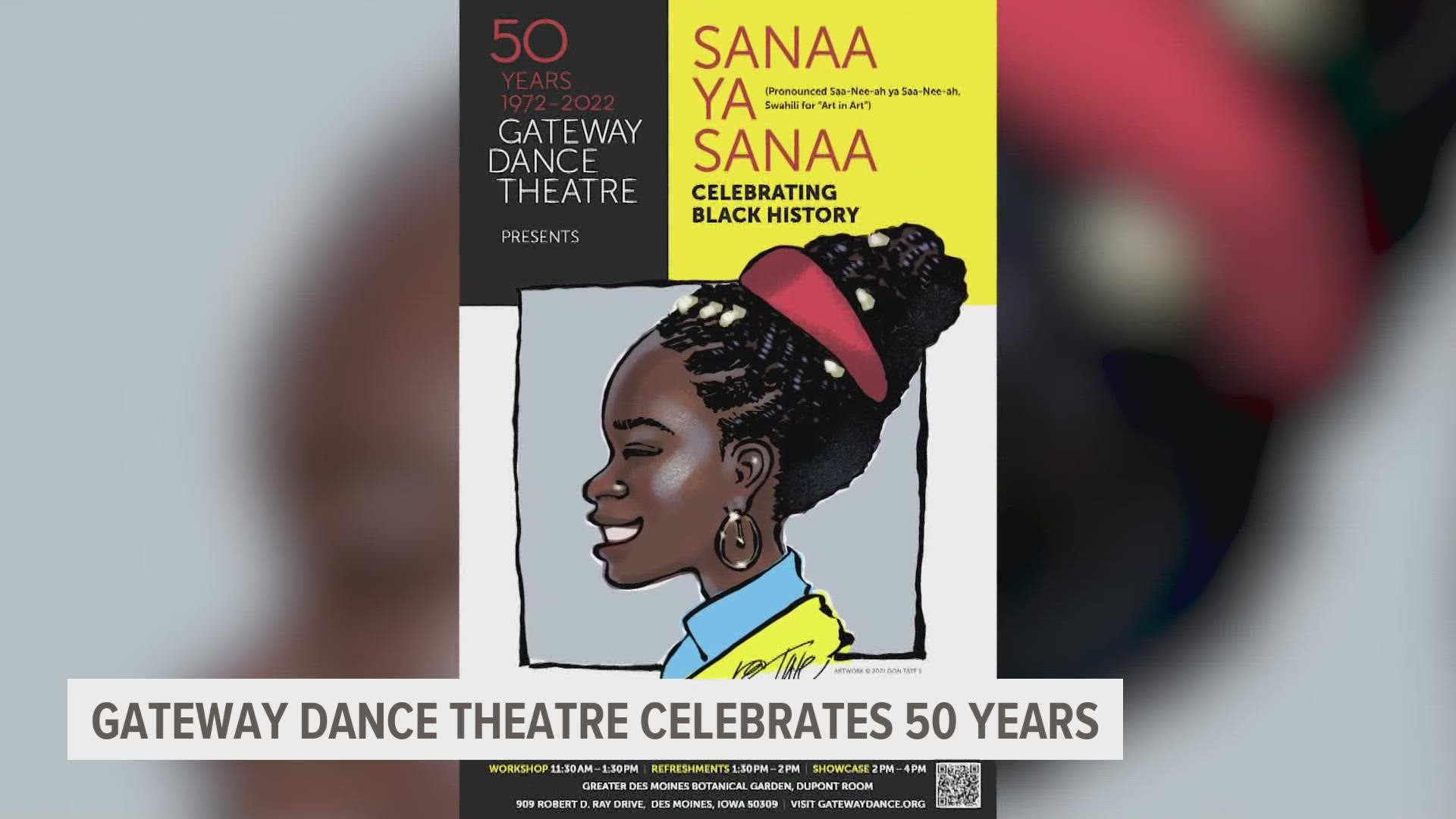 Gateway Dance Theatre, a place that let minorities for the last 50 years display their talent when others wouldn't, is celebrating its anniversary with an art show.