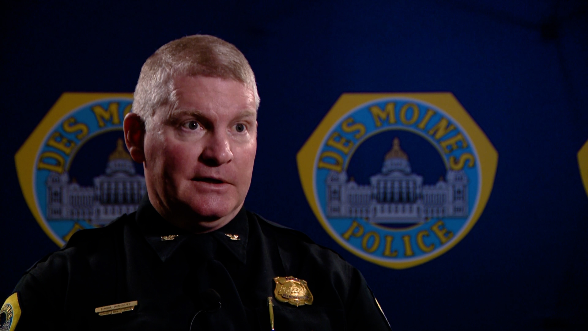 Dana Wingert will soon be replaced as Des Moines Police Chief by Michael McTaggart.