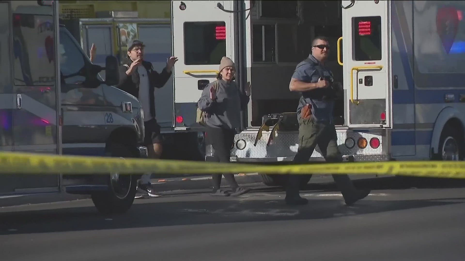 Police didn't immediately identify the gunman or the three victims killed in Wednesday's attack at the University of Nevada, Las Vegas.