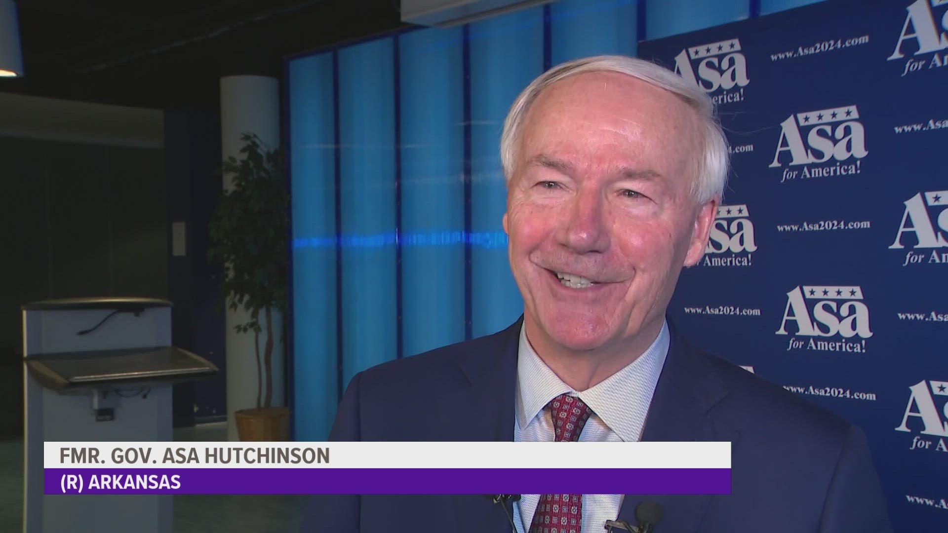 Hutchinson didn't qualify for the last two debates, but hasn't shared any intentions of ending his campaign soon.