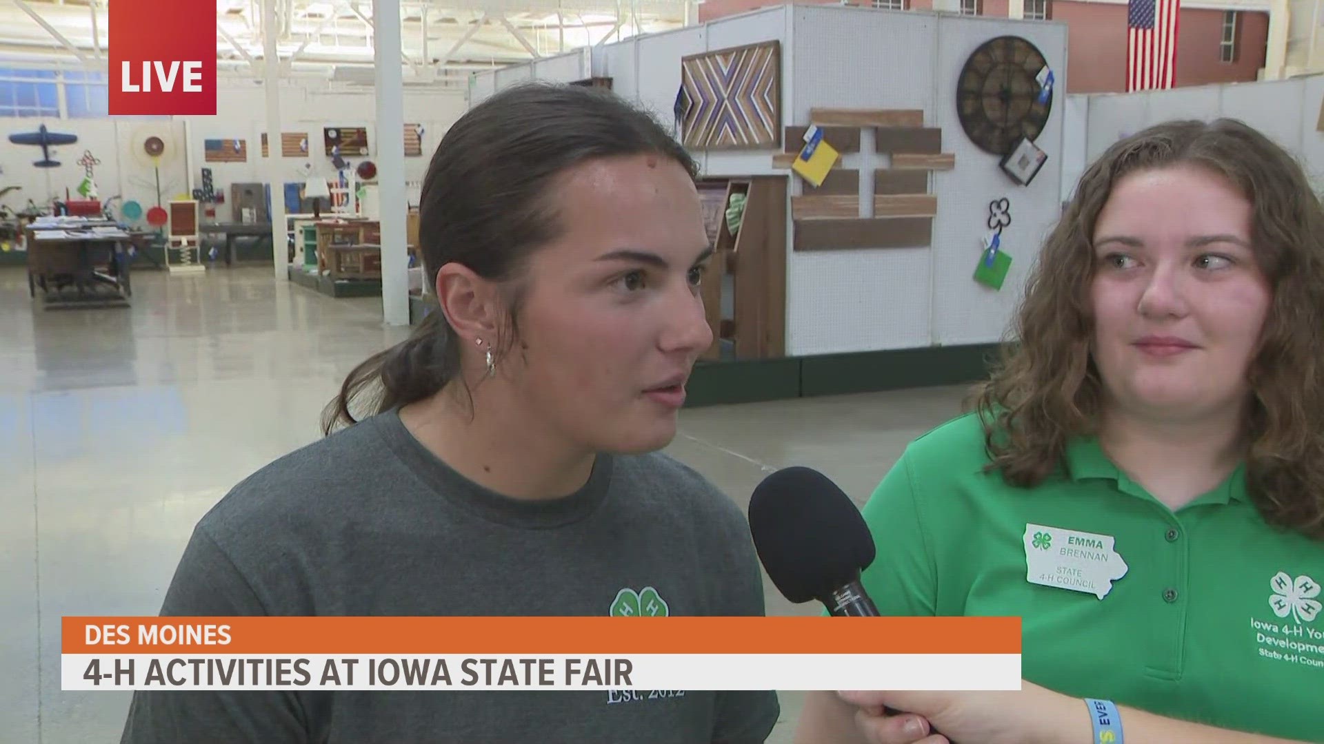 Two 4-H members describe their experiences and their love of the Iowa State Fair.