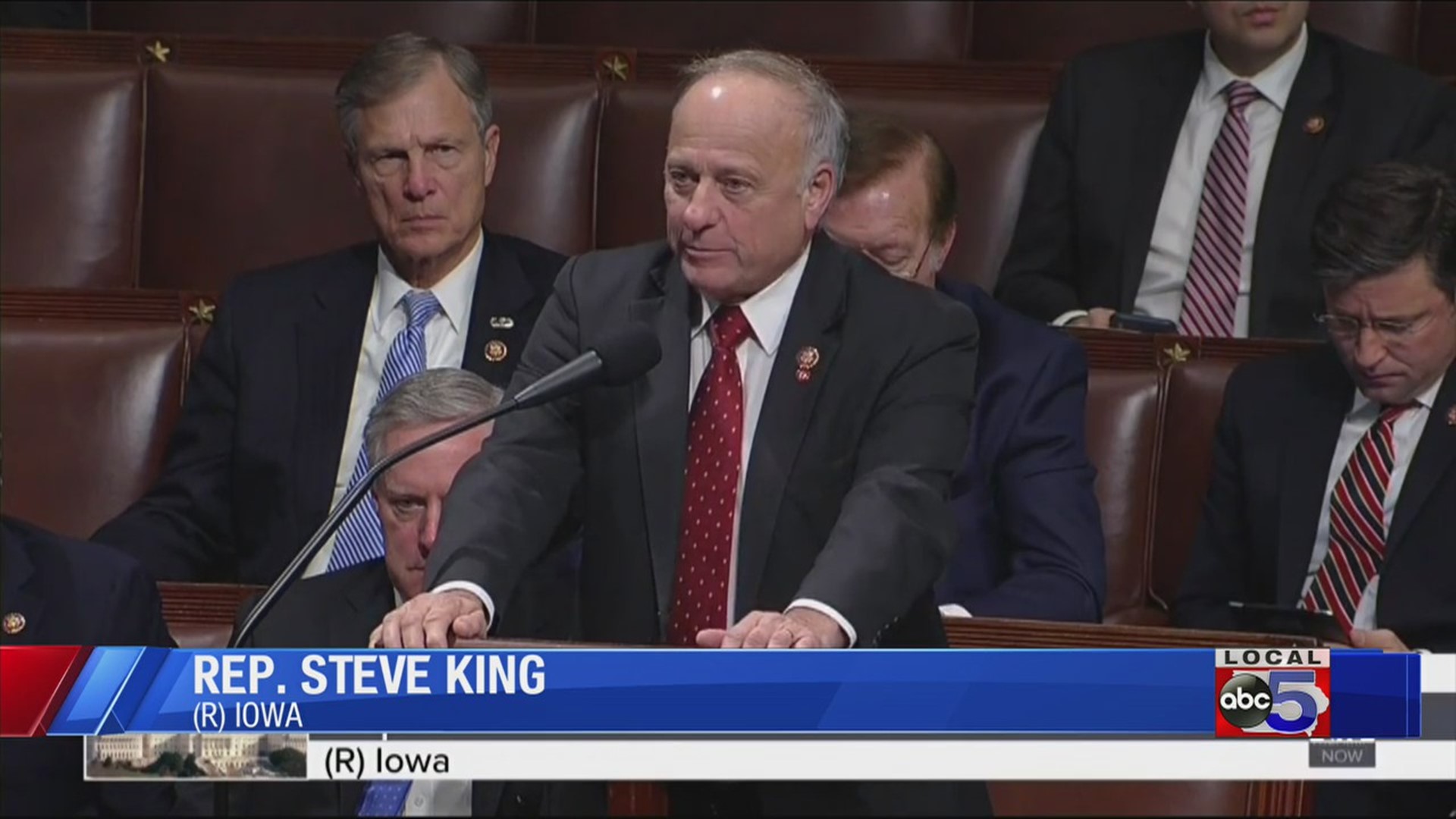 Rep. Steve King only Iowan to weight in at impeachment hearings